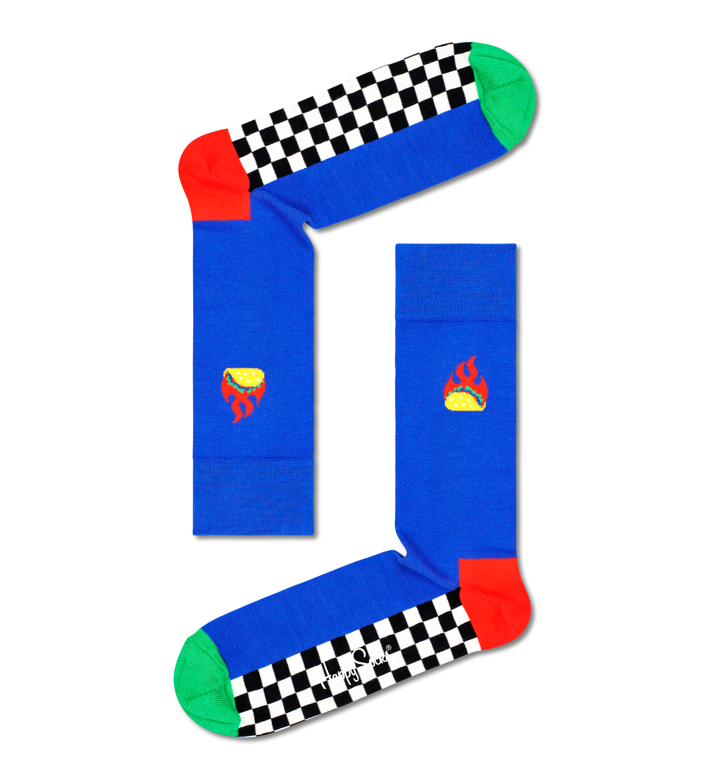 Blue Burning Taco Sock | Happy Socks