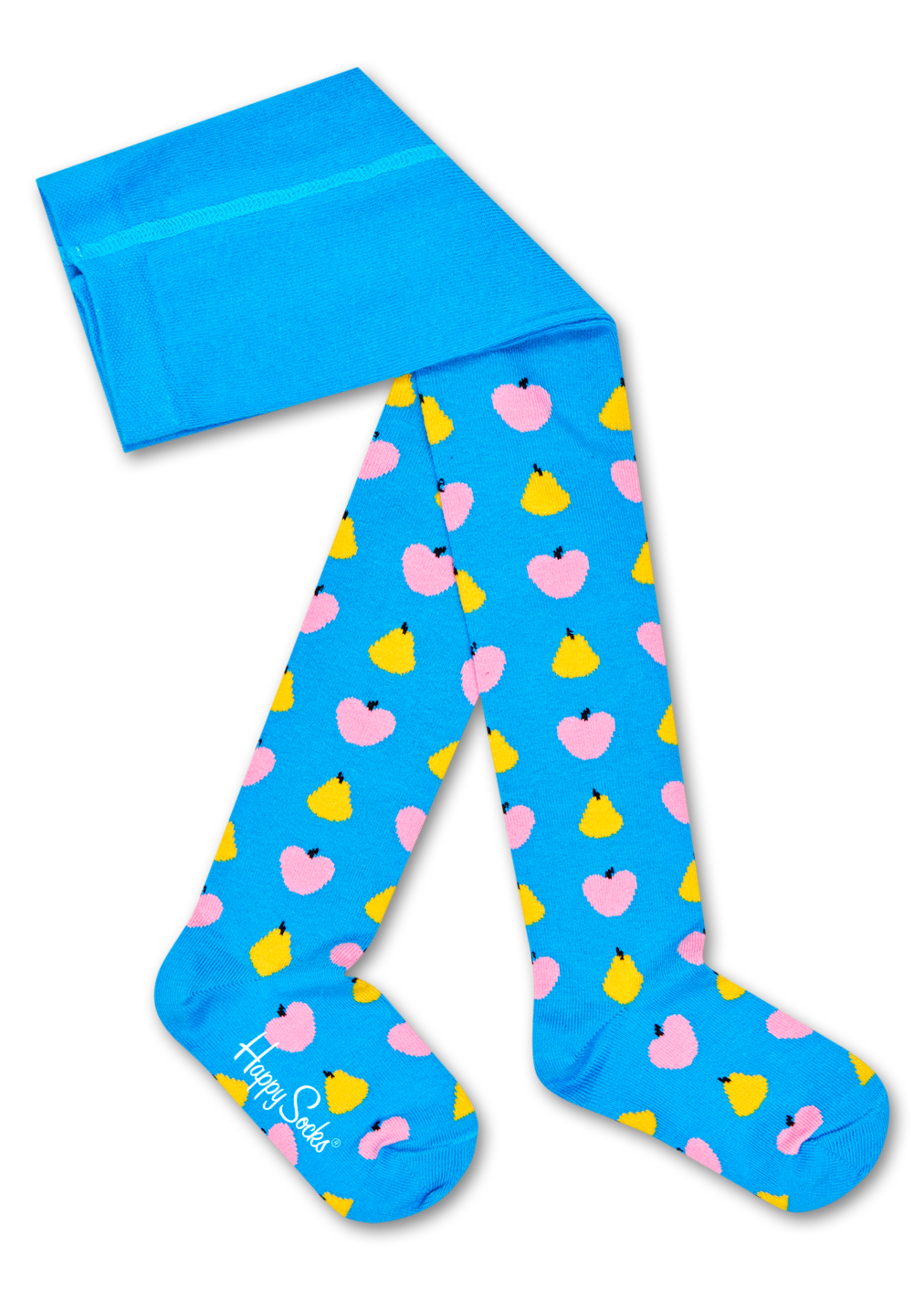Light Blue cotton kids socks: Fruit tights | Happy Socks