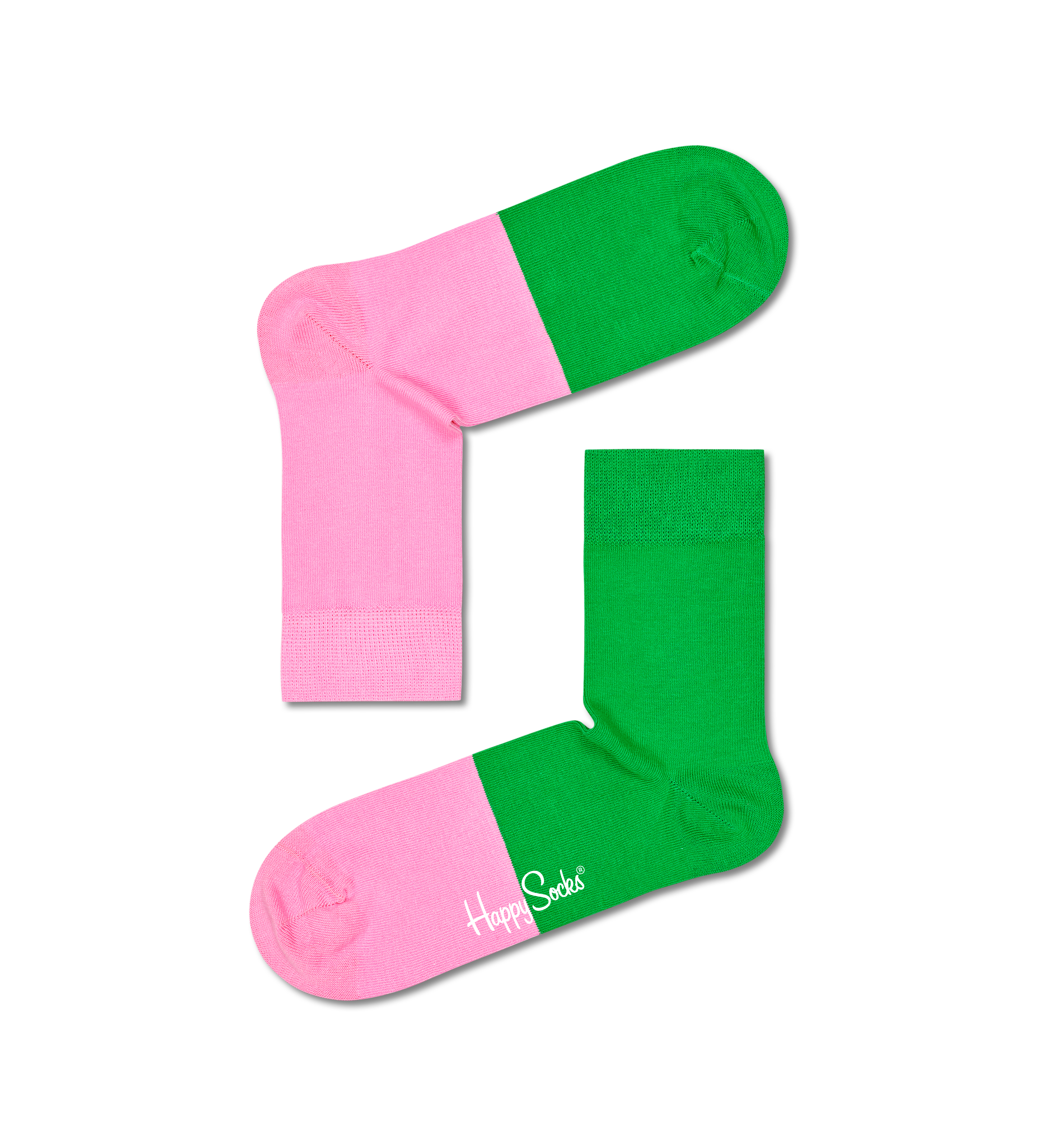 Green Mixed 1/2 Crew Sock | Happy Socks