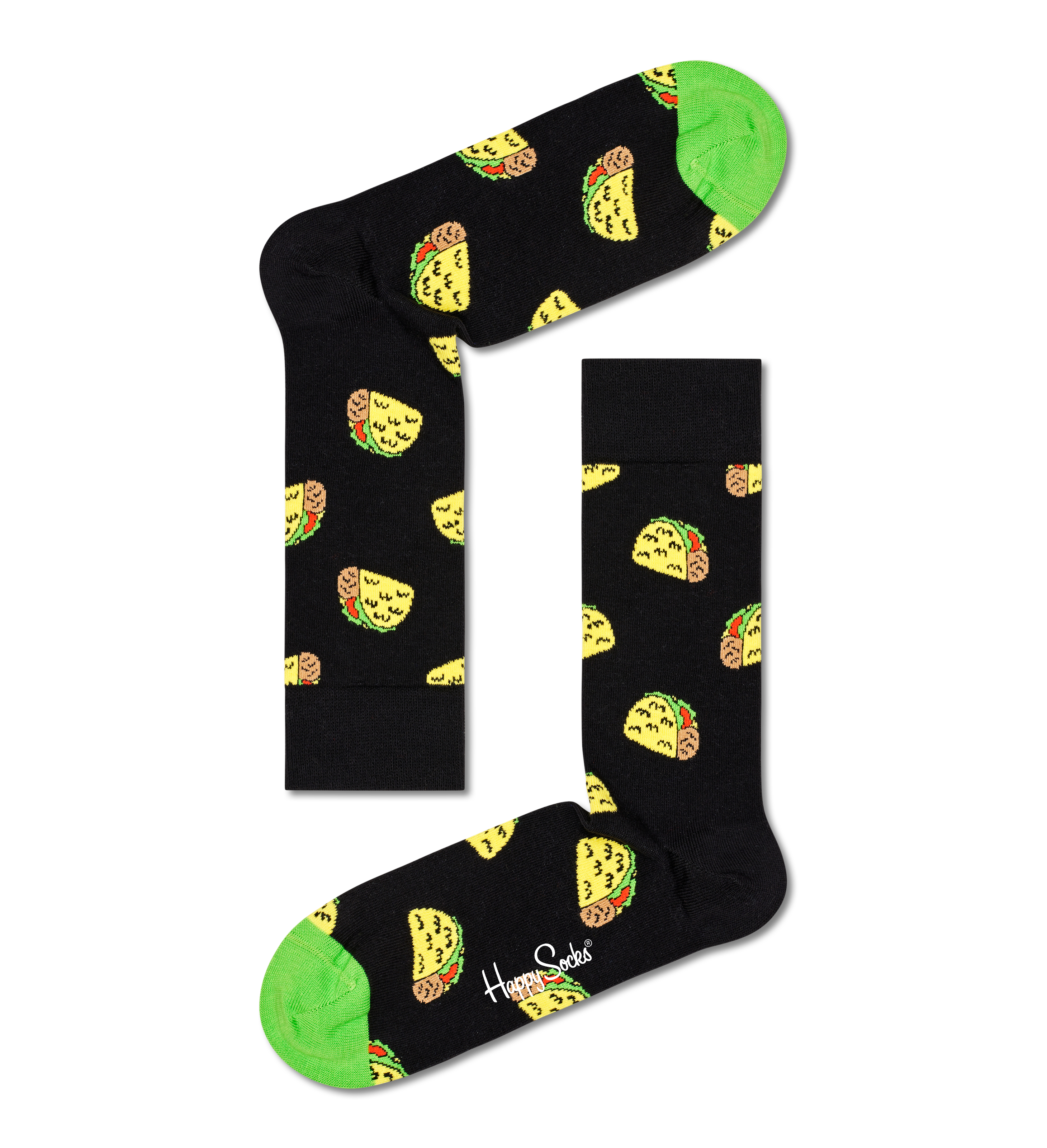 Black Taco To Go Crew Sock