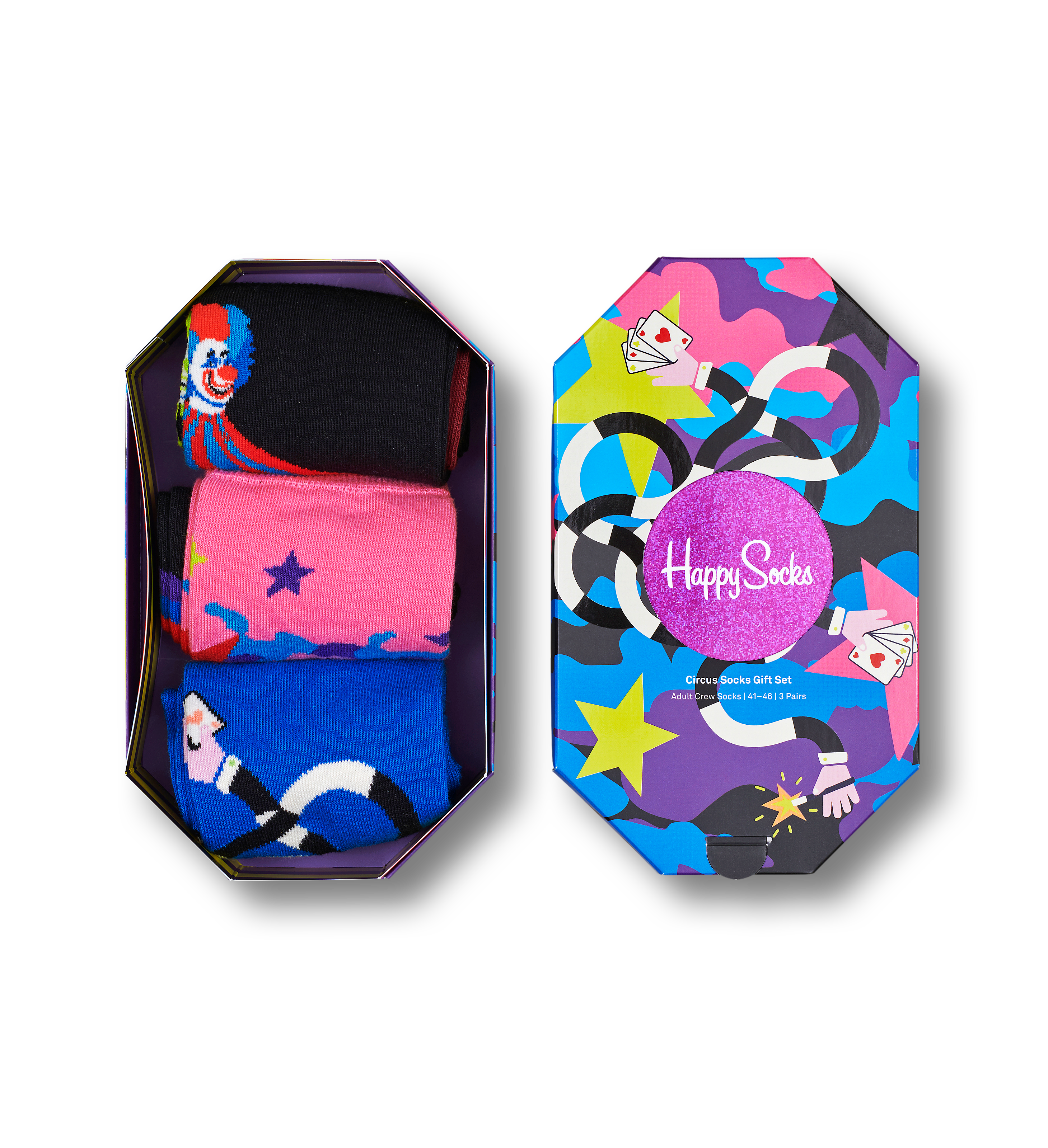 Circus Socks Gift Set 3pc | Happy Socks