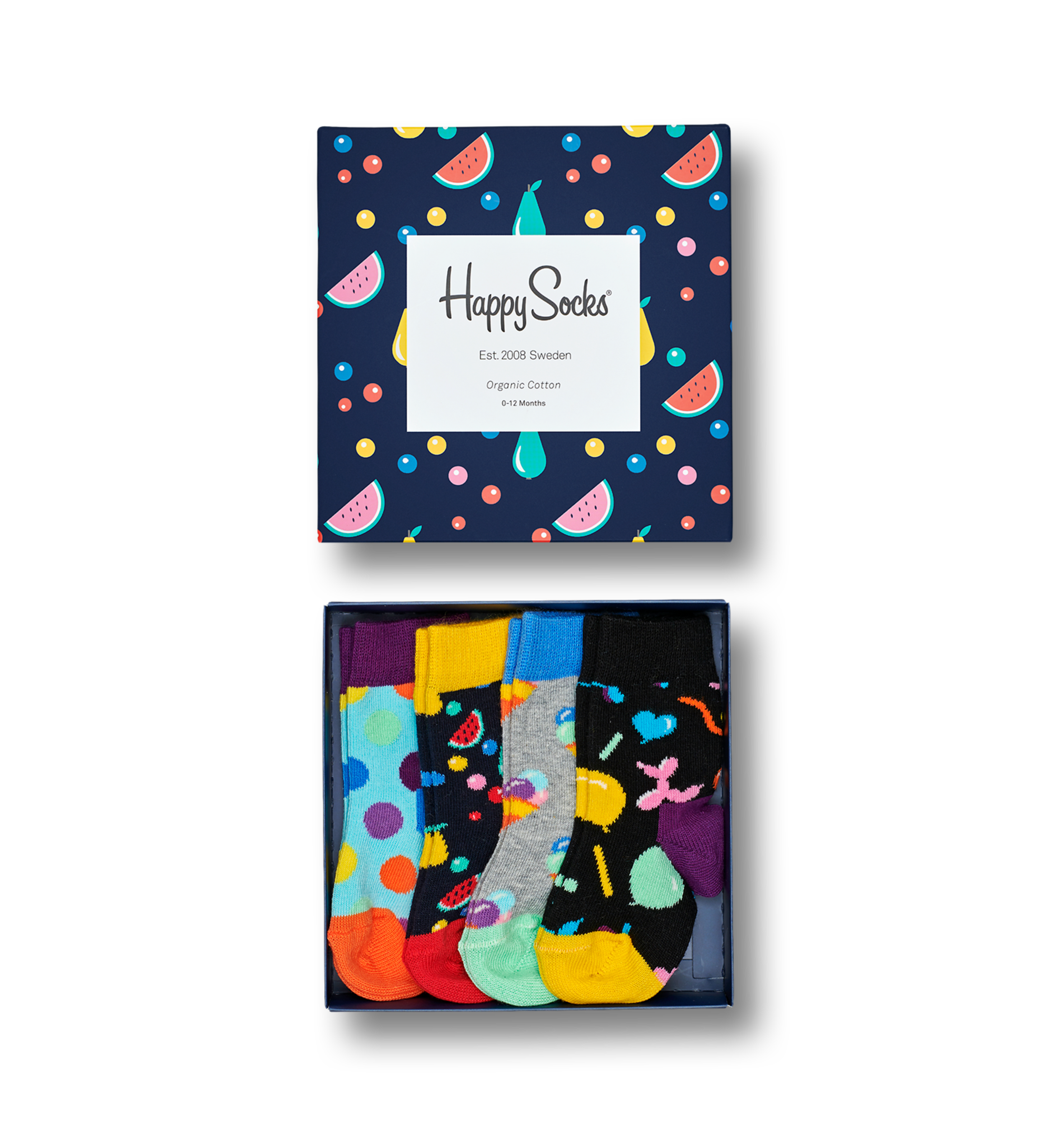 Fruit Salad Kids Socks Gift Box | Happy Socks