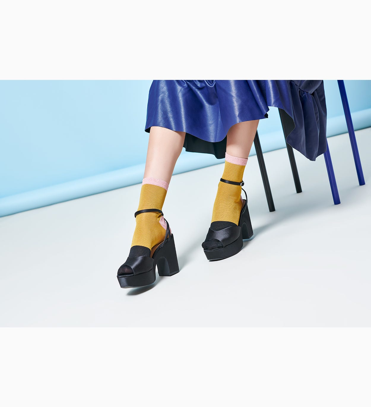 Gelbe Knöchelsocken: Liza | Hysteria by Happy Socks