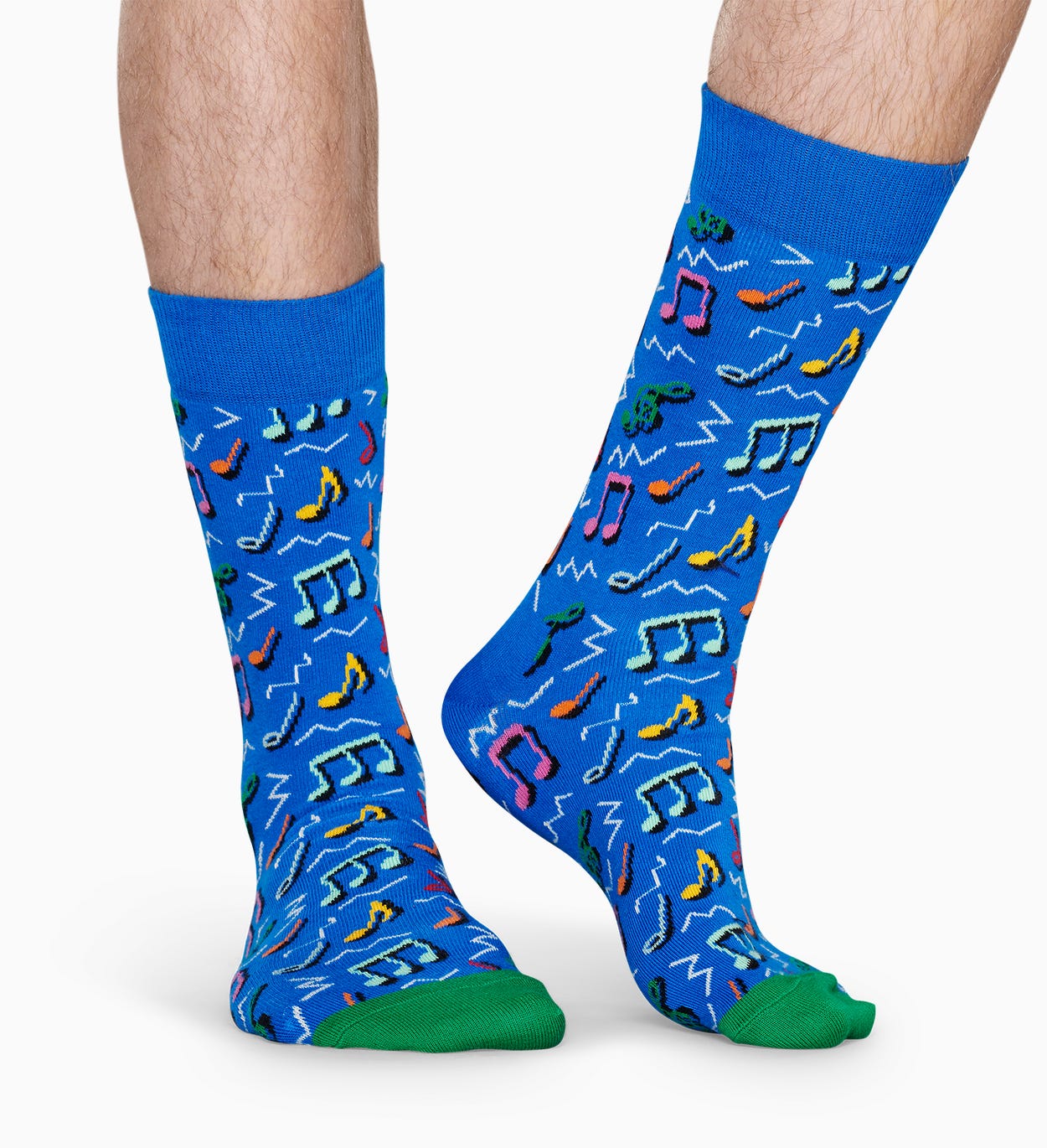Gemusterte blaue Socken: City Jazz | Happy Socks