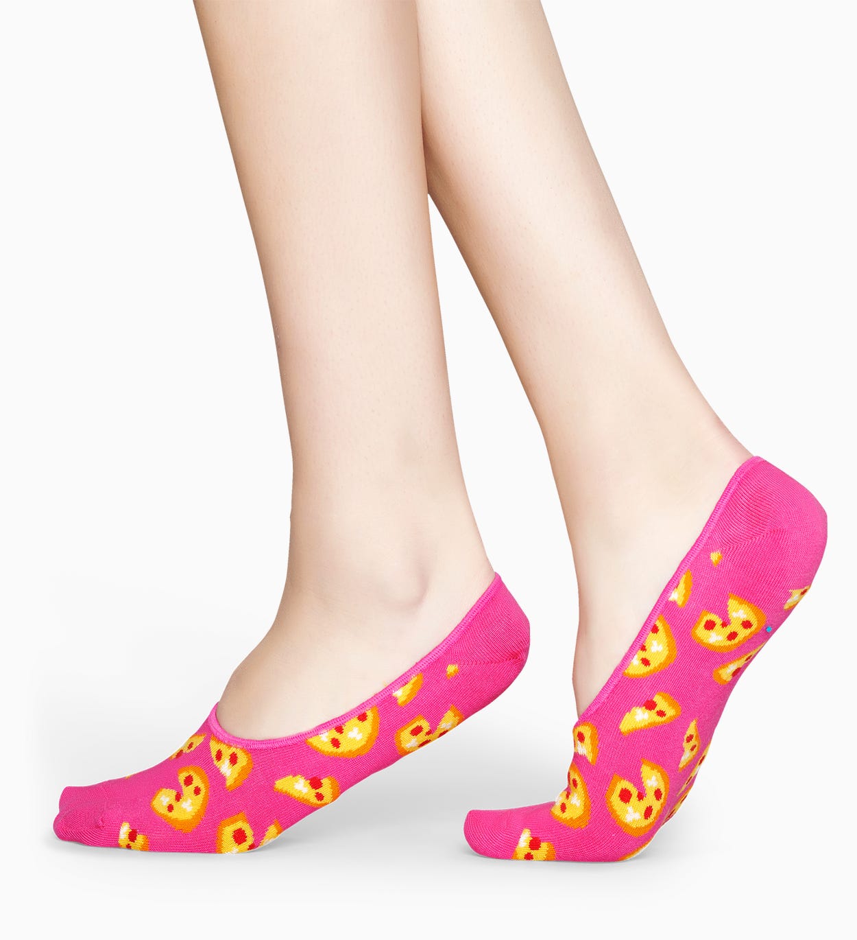 Pinke Füßlinge: Pizza | Happy Socks