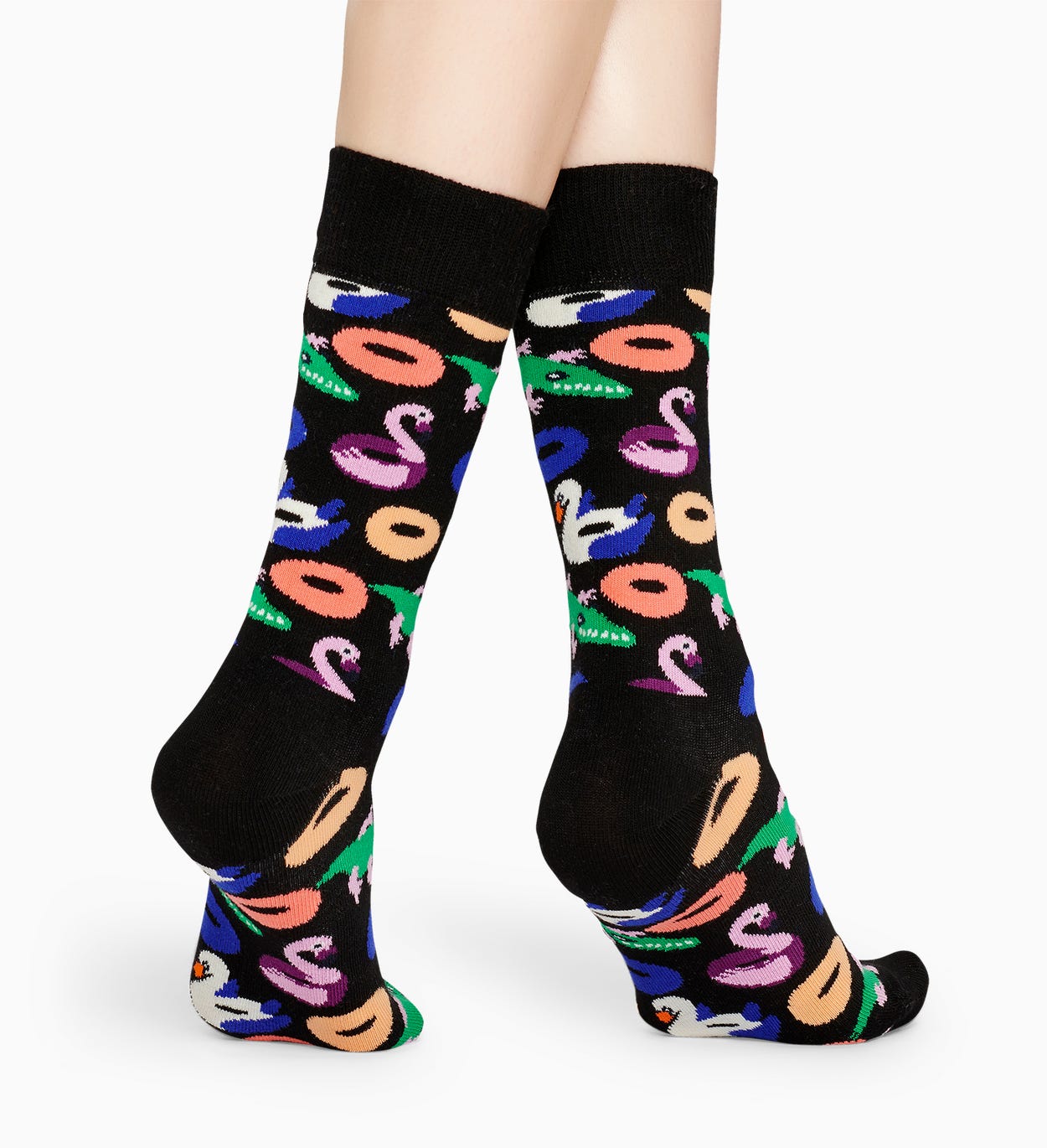 Marineblauer Baumwollsocken: Pool Party Muster | Happy Socks