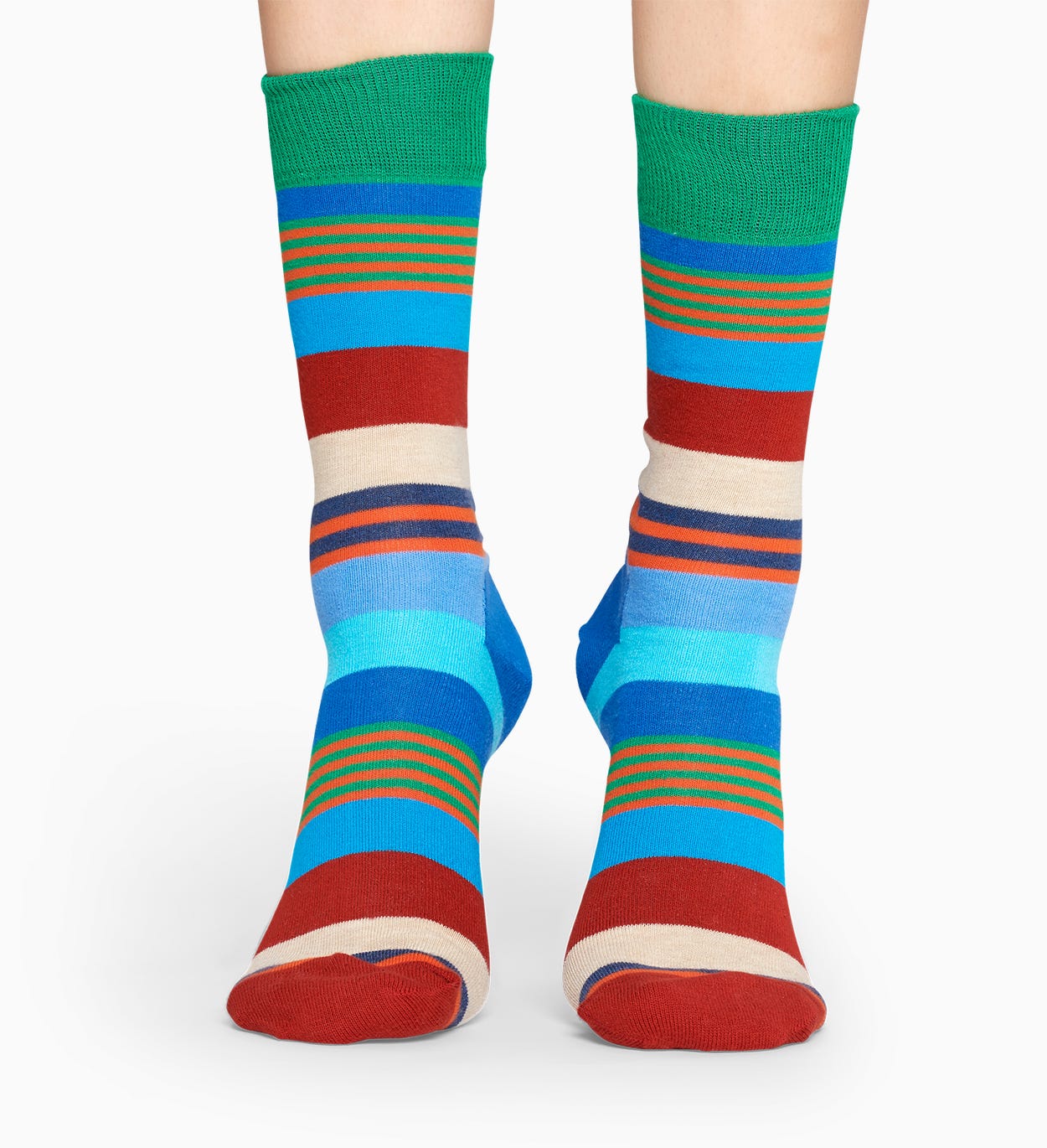 Blue socks: Multi Stripe pattern | Happy Socks