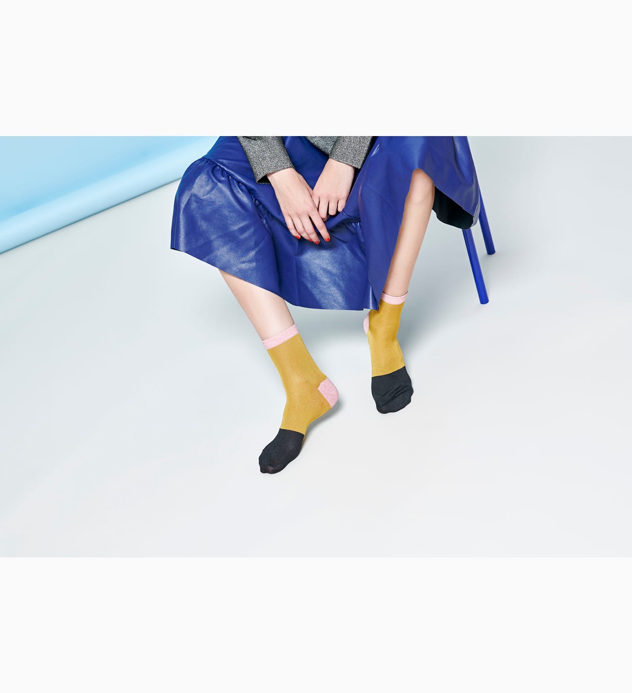 Gelbe Knöchelsocken: Liza | Hysteria by Happy Socks
