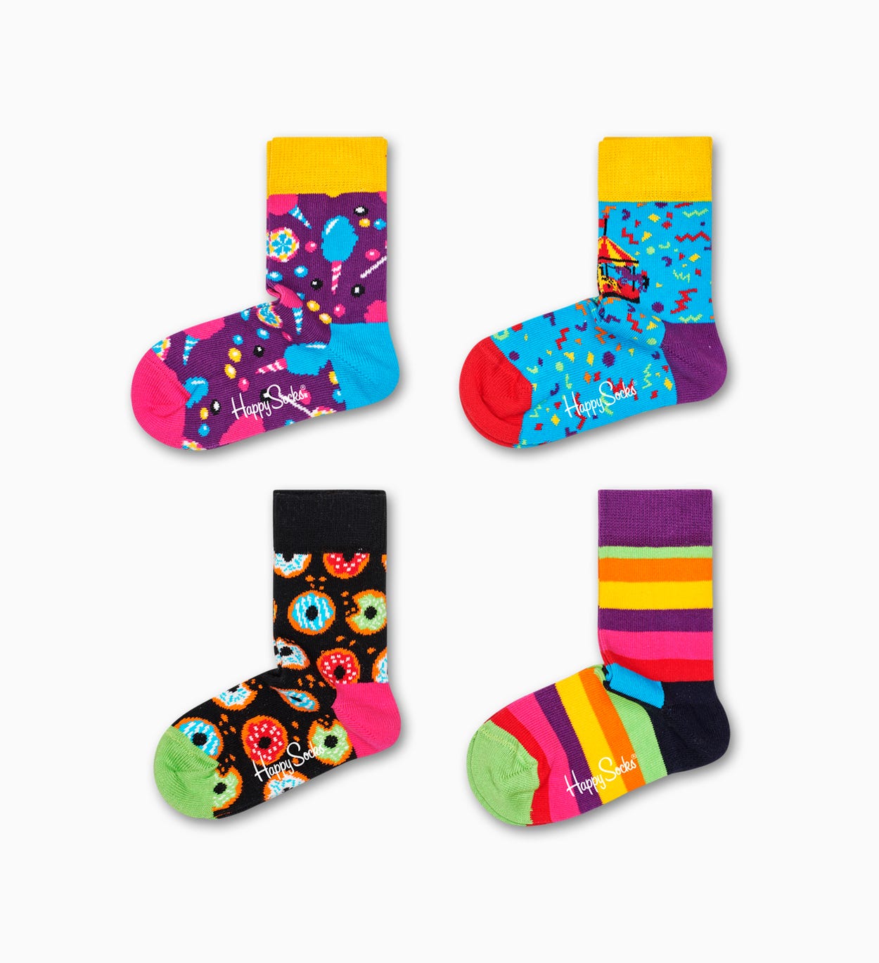 Geschenkbox mit Socken für Kinder Babys: Karussell | Happy Socks