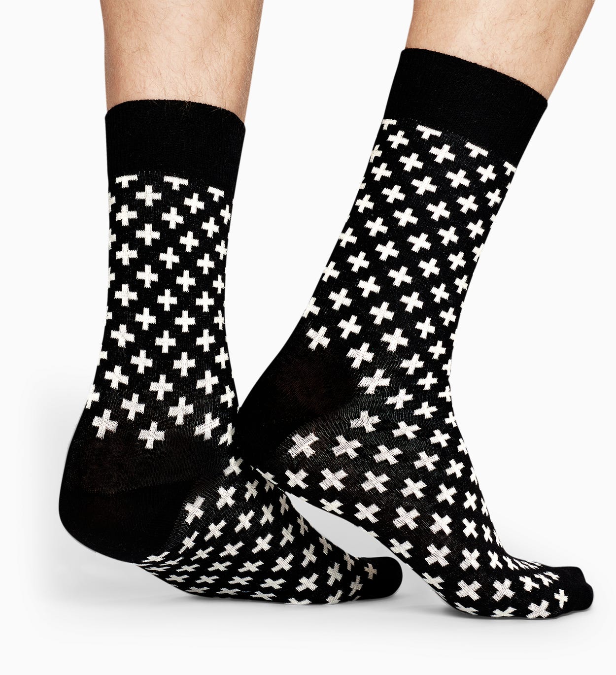 Black socks: Plus pattern | Happy Socks