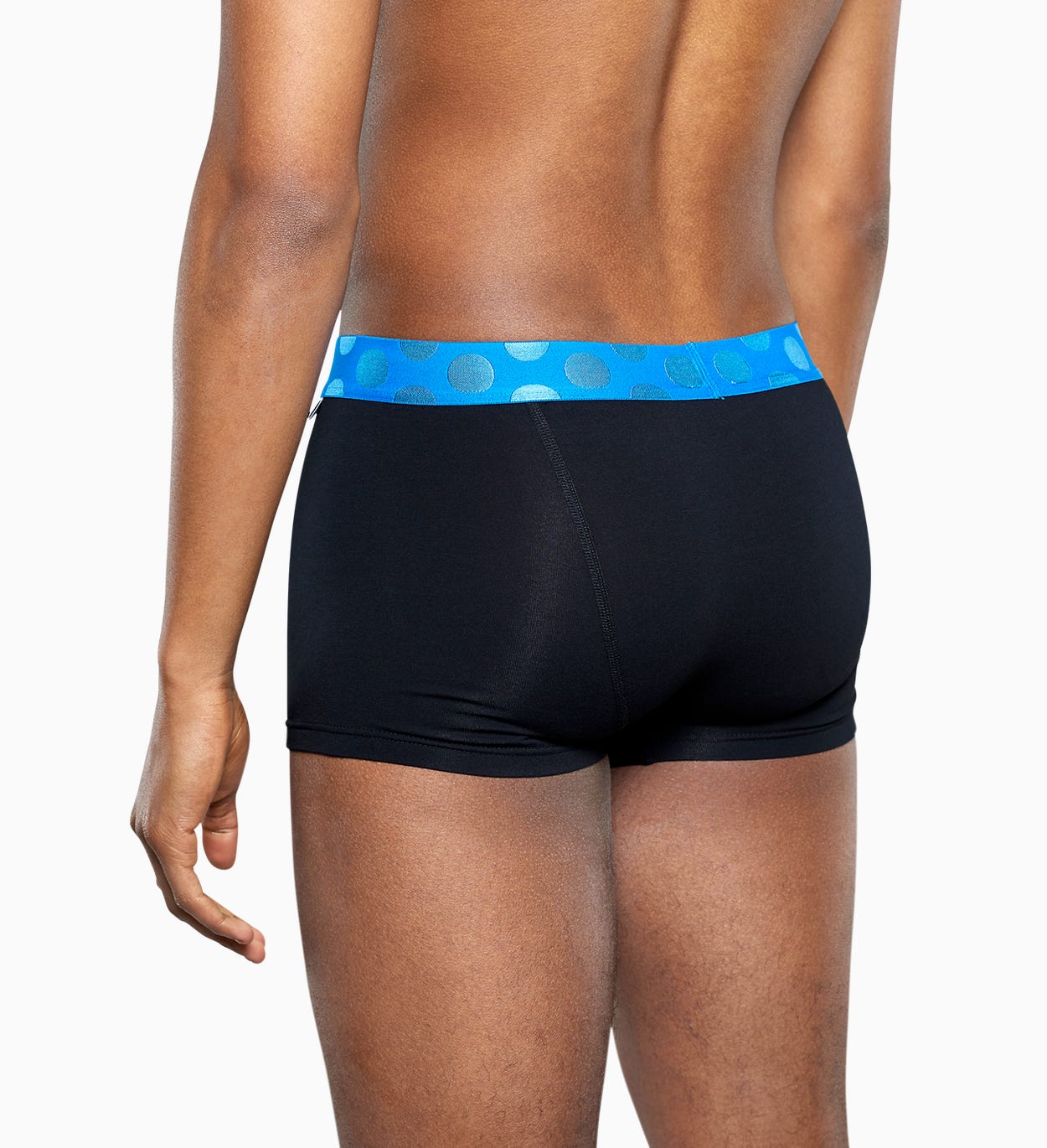 Schwarzer 3-Pack Contrast Trunk | Happy Socks