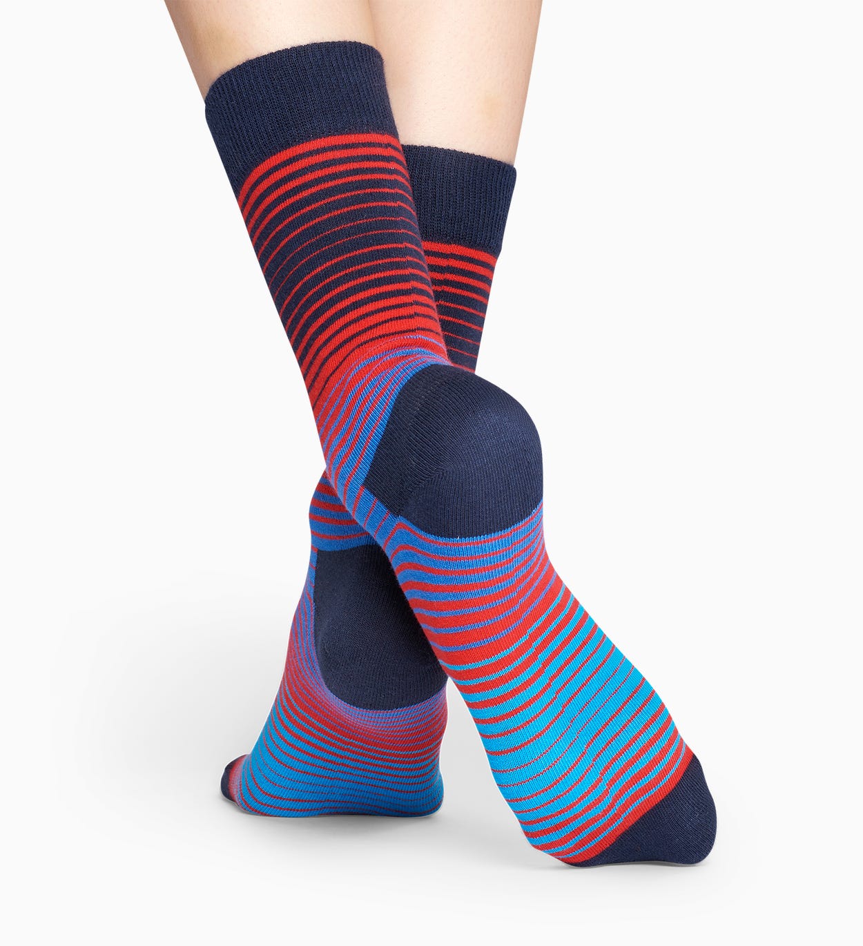 Blue red socks: Sunrise pattern | Happy Socks