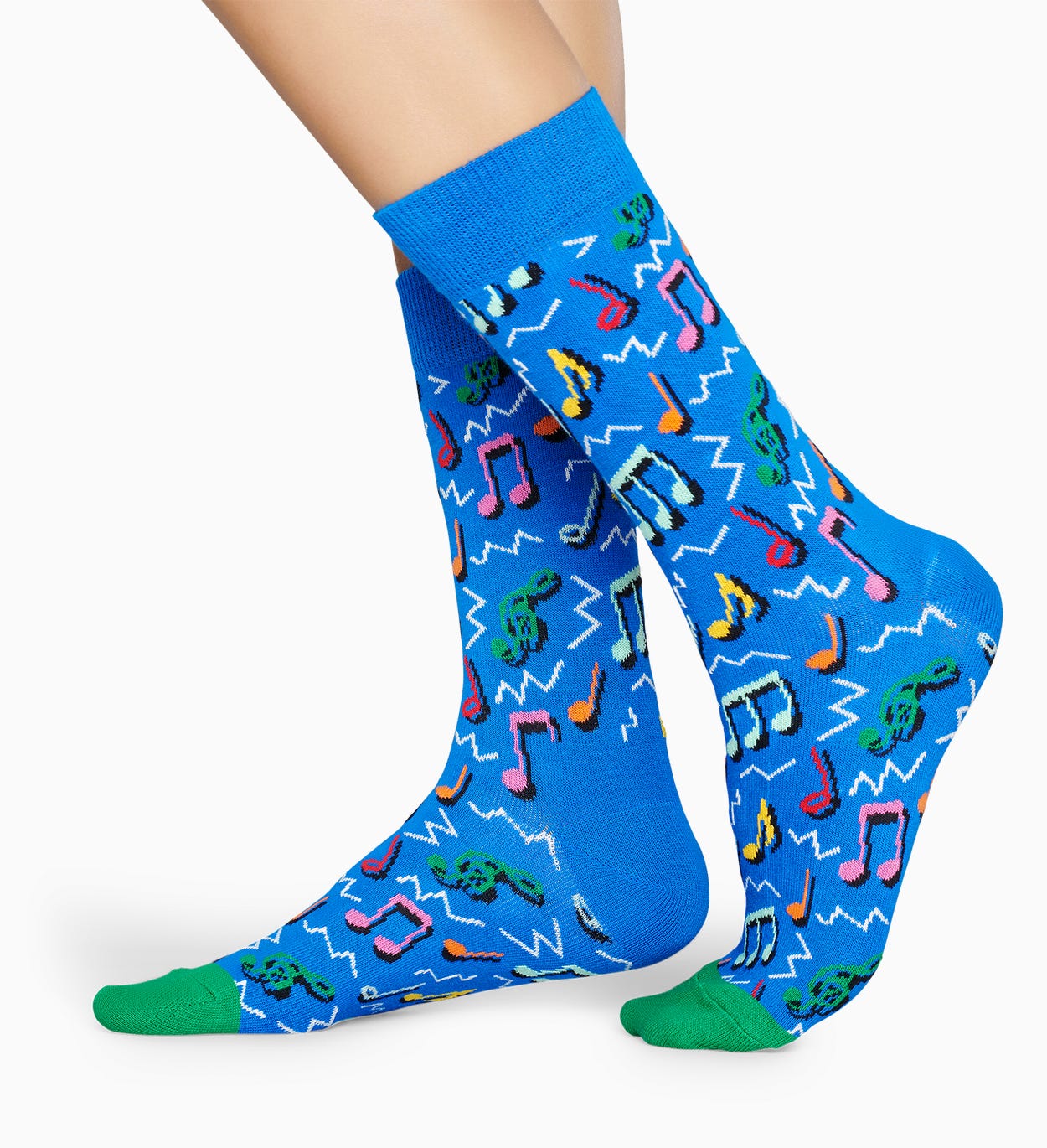 Gemusterte blaue Socken: City Jazz | Happy Socks