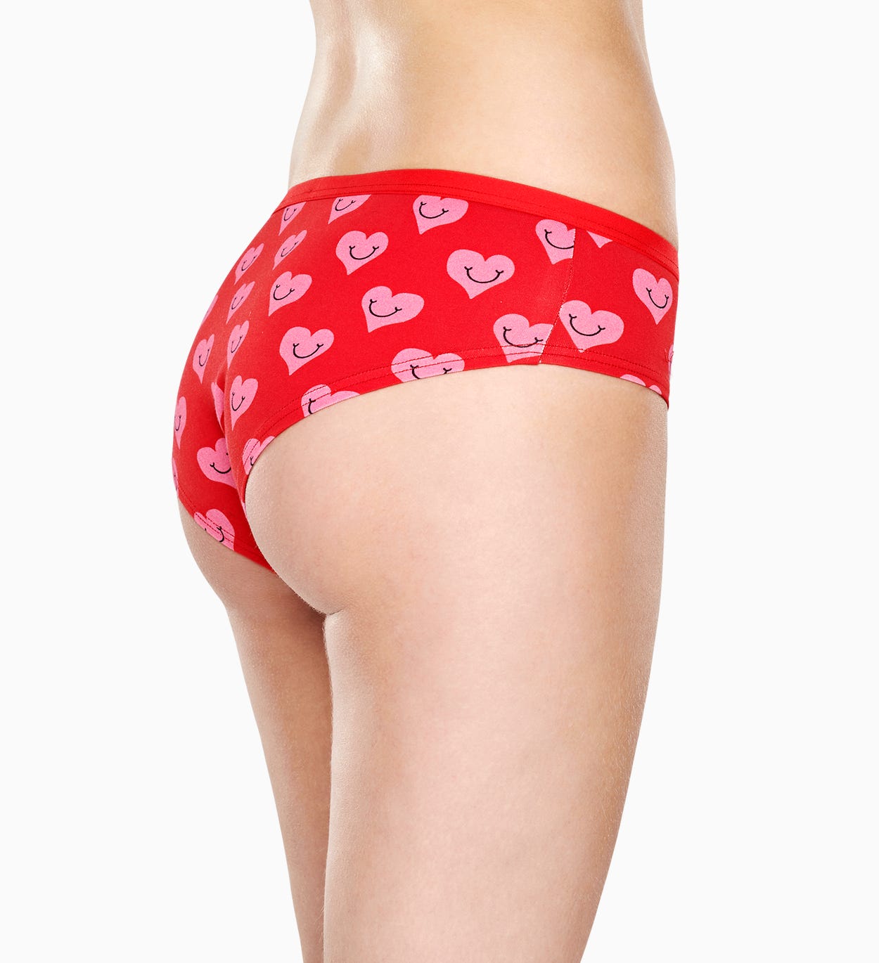 Roter Hipster: Smile Heart - Damenunterwäsche | Happy Socks
