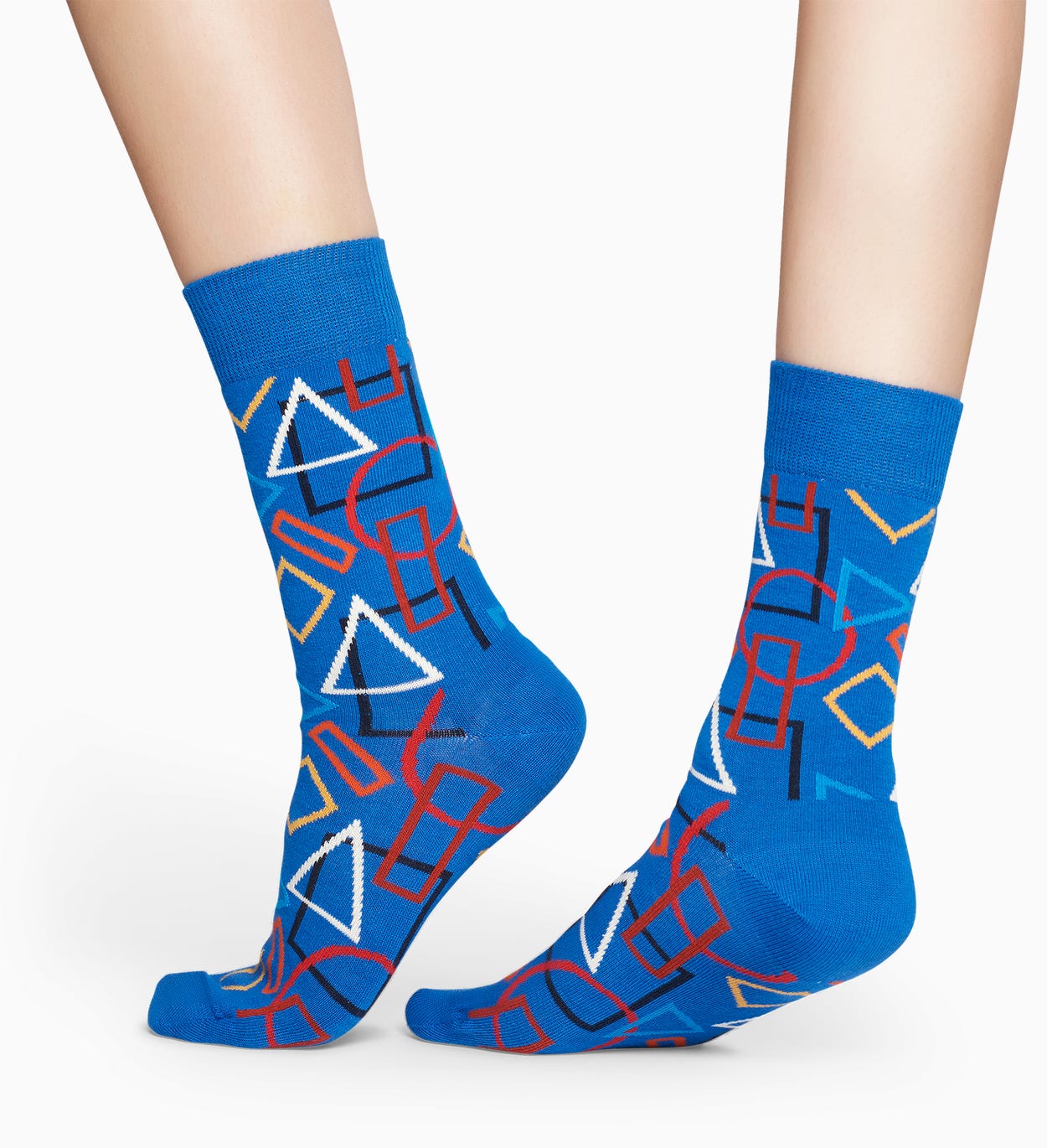 Blue socks: Geometric pattern | Happy Socks
