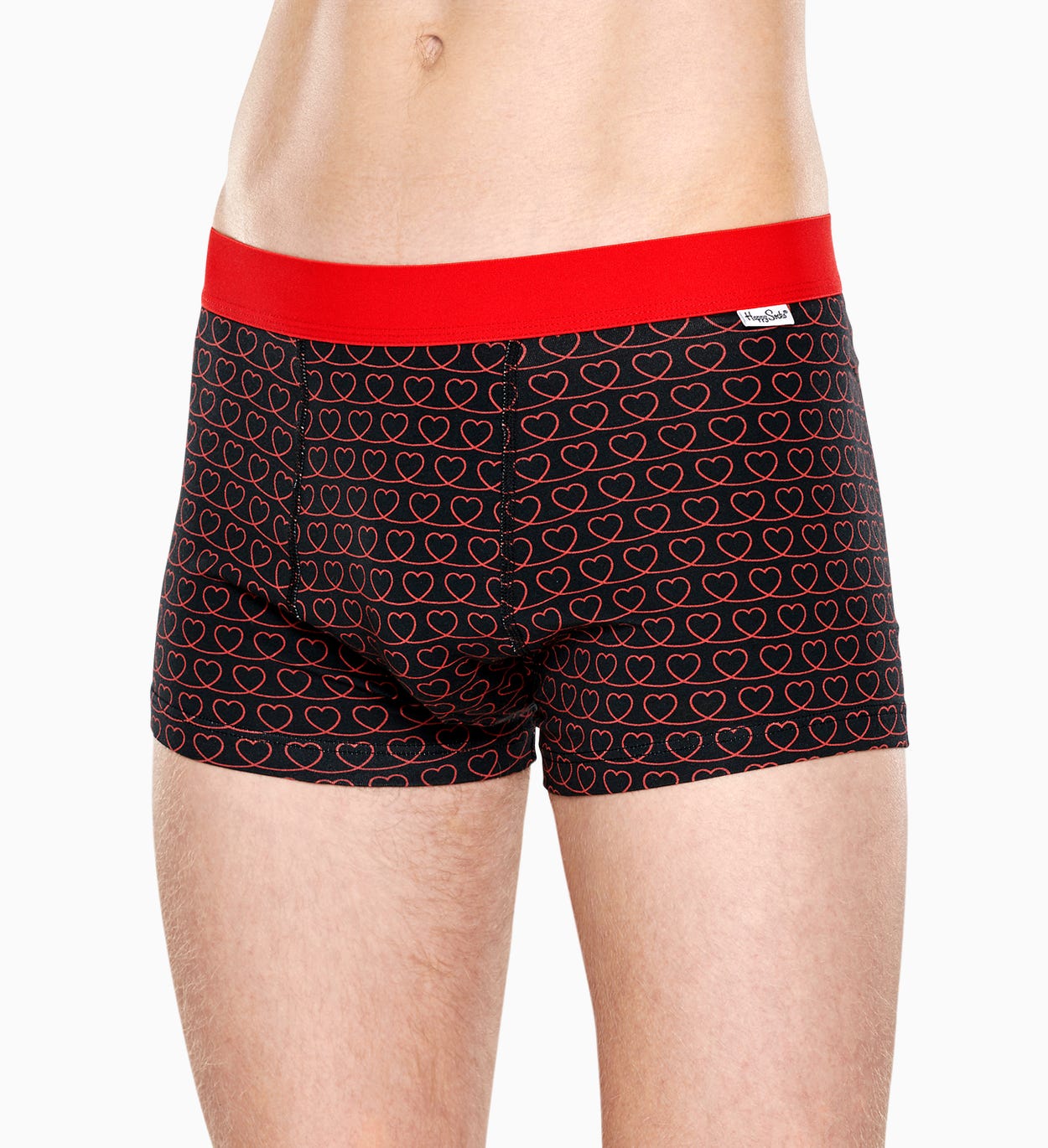 Schwarze Trunk: Loveline - Herrenunterwäsche | Happy Socks