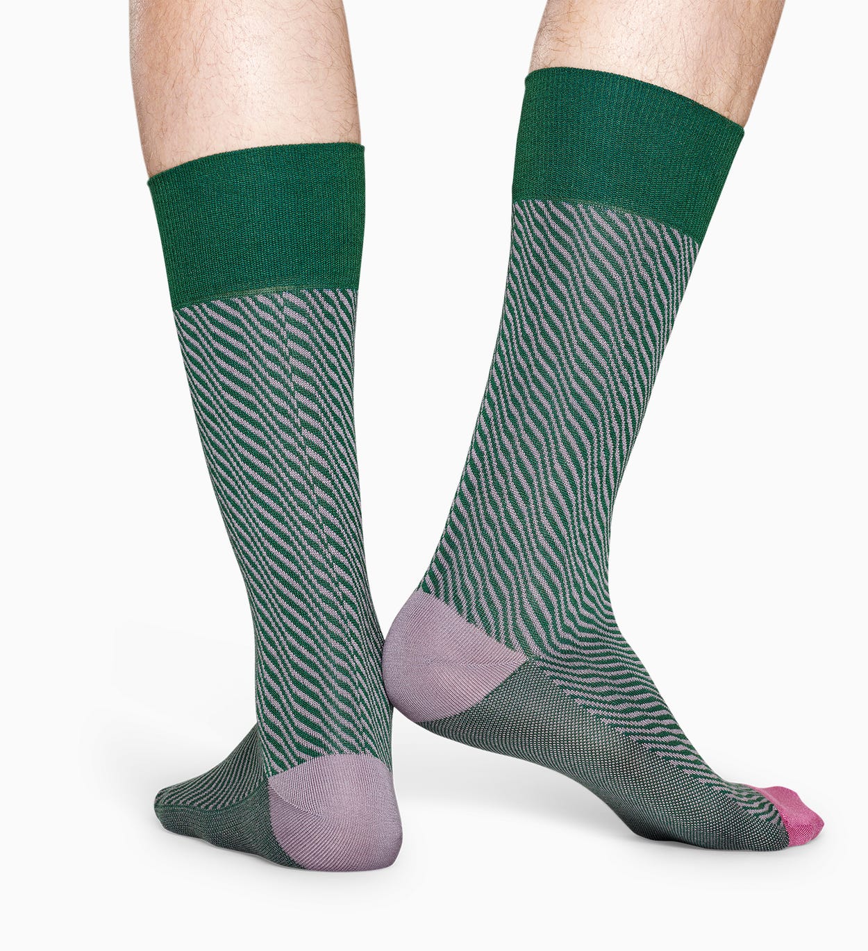 Grüne Anzugsocken: Volume - Dressed | Happy Socks