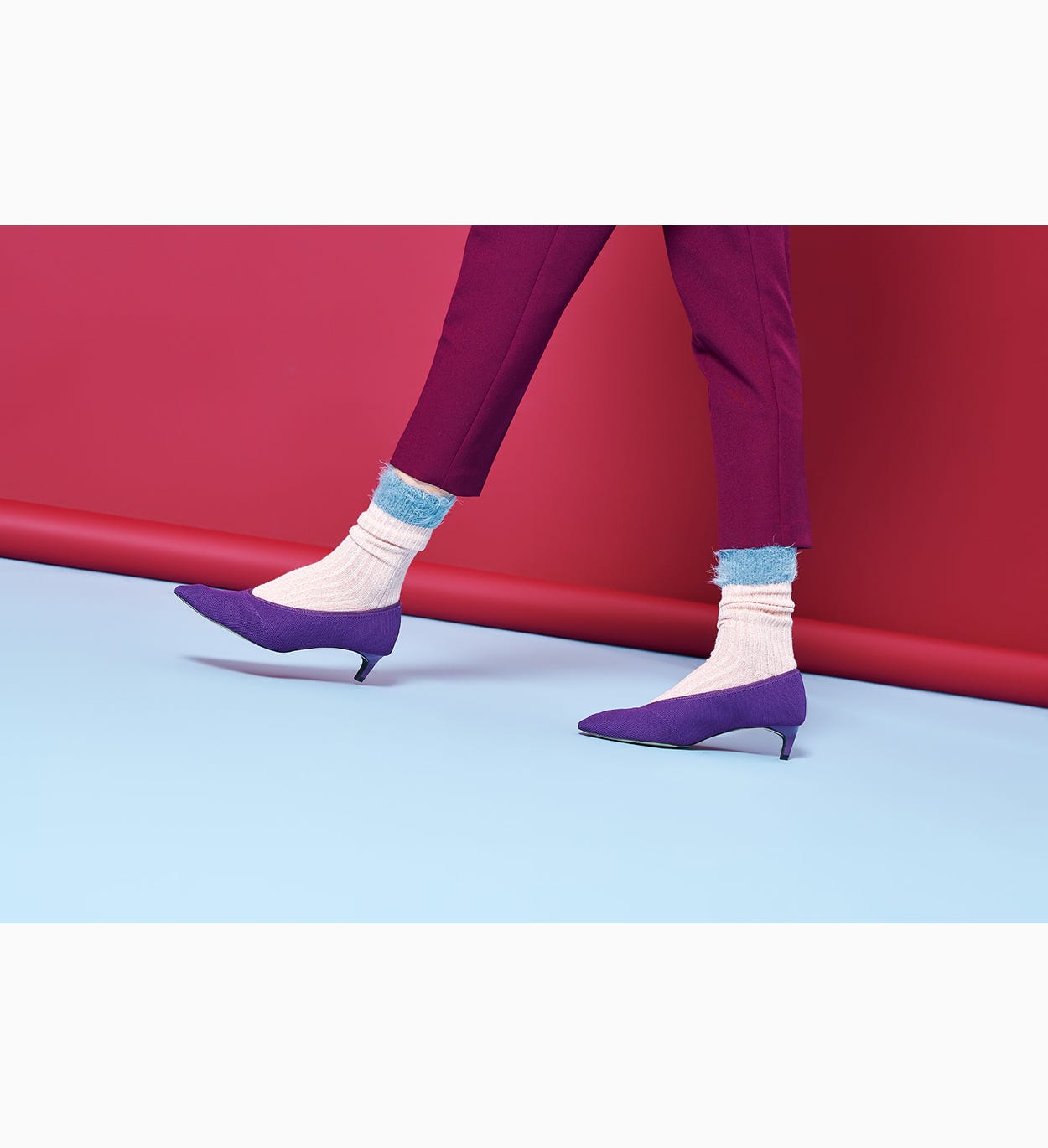 Pinke mittelhohe Socken: Judit | Hysteria by Happy Socks