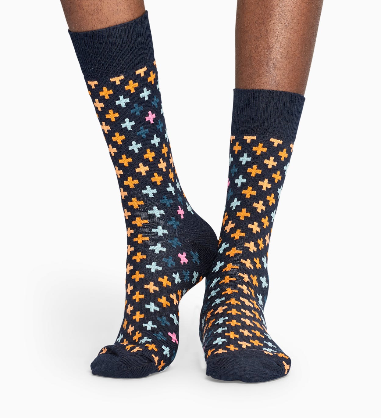 Dark Blue socks: Plus pattern | Happy Socks