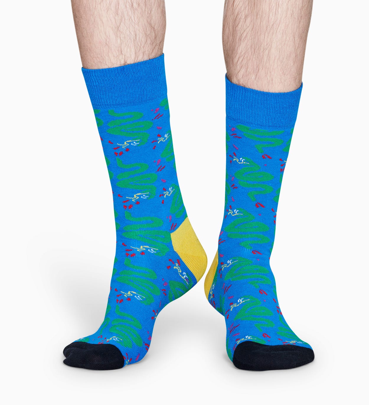 Gemusterte blaue Socken: Schlange | Happy Socks