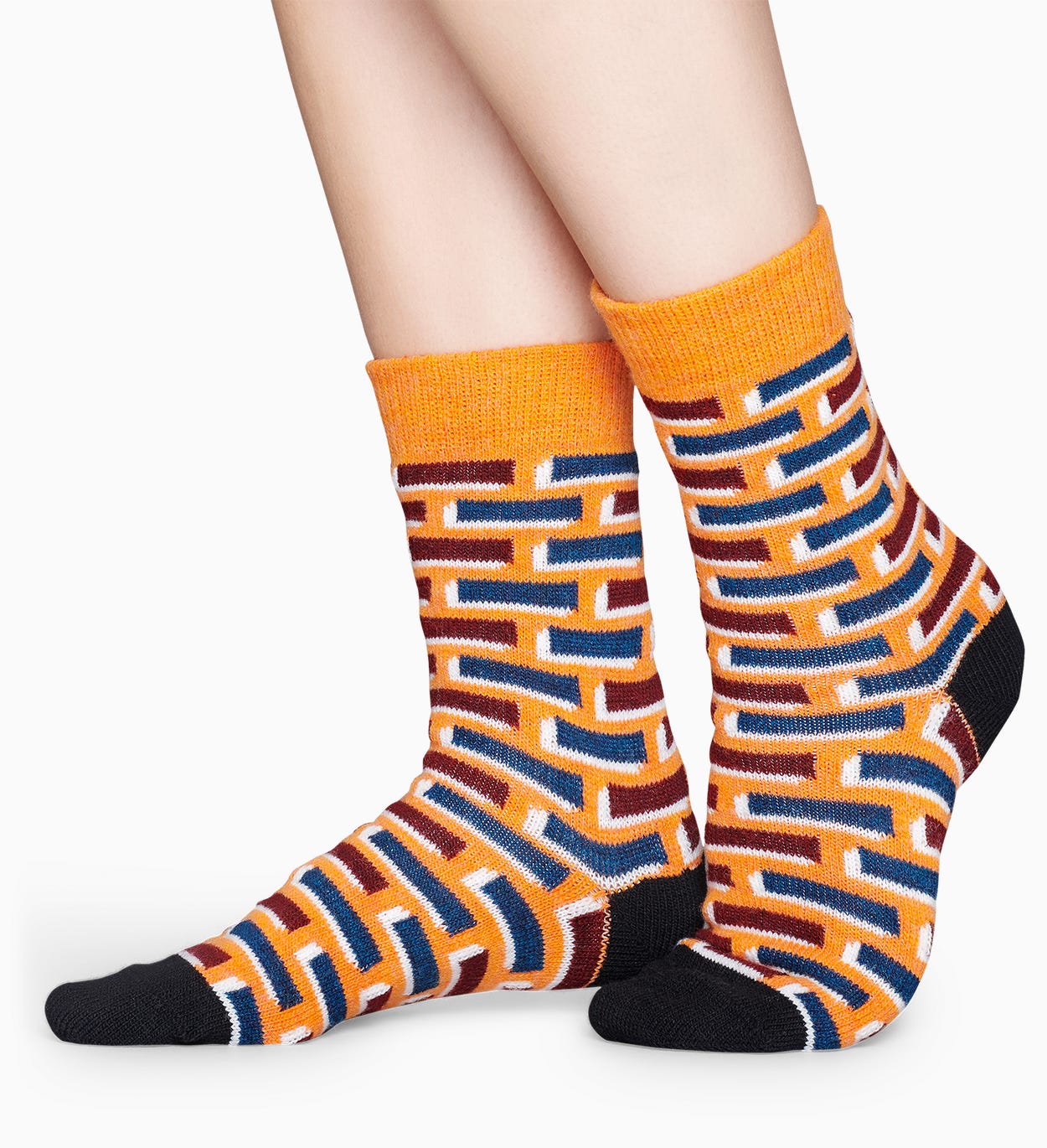 Orange Wollsocken: Ziegel | Happy Socks