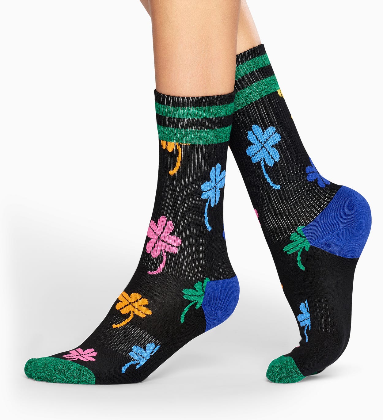 Black sport socks: Big Dot - ATHLETIC | Happy Socks