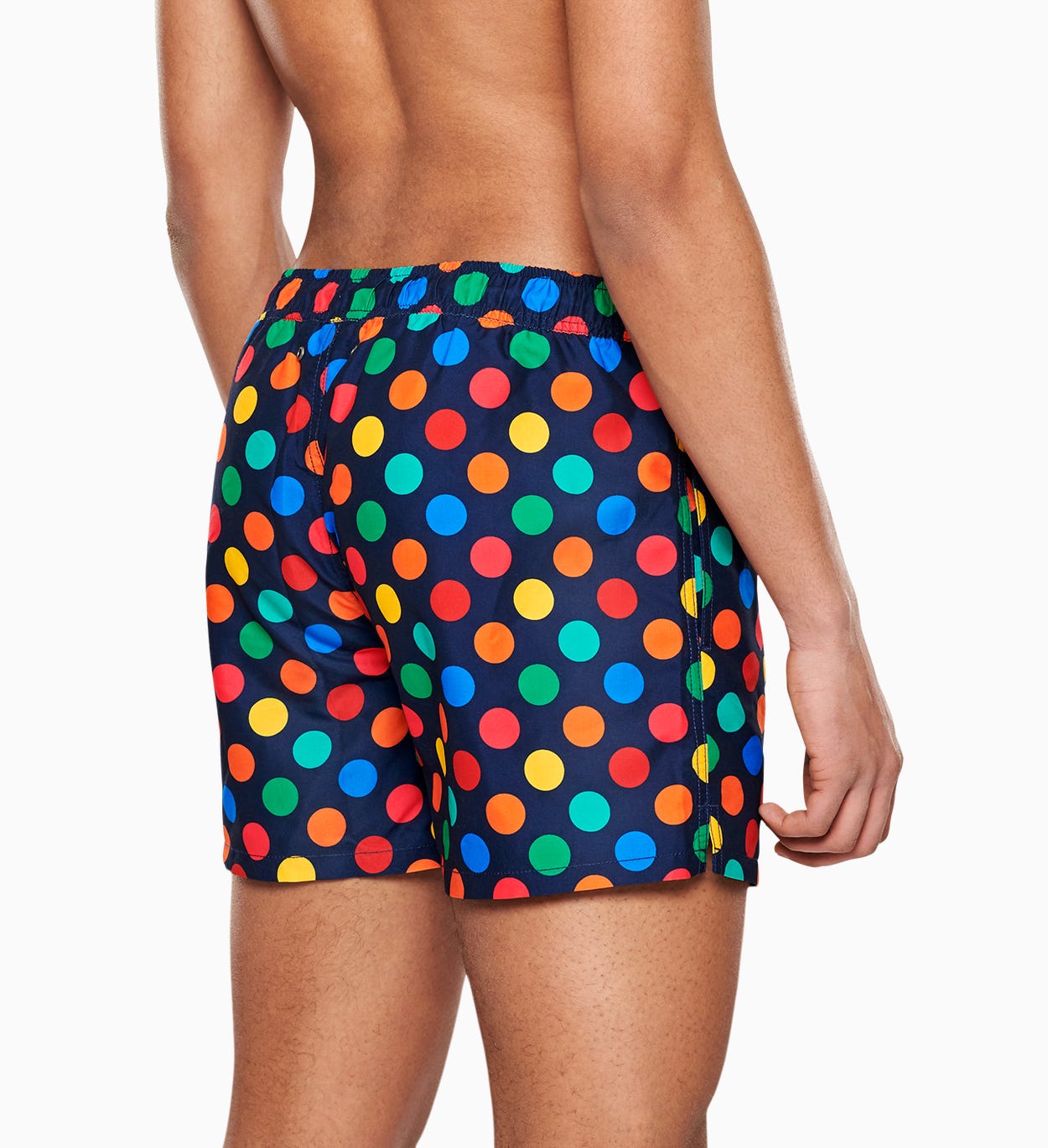 Farverige Big Dot badeshorts til mænd | Happy Socks