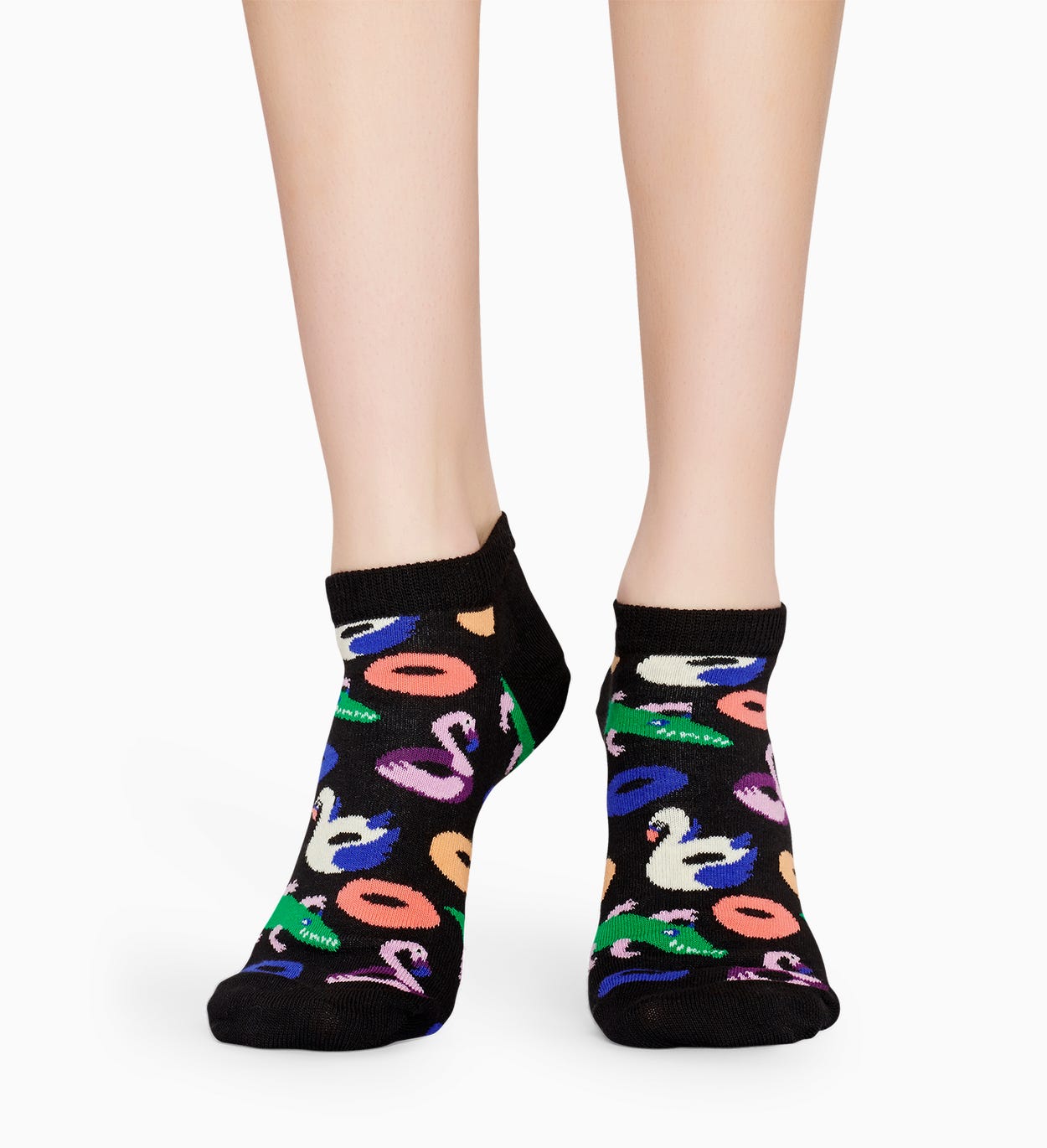 Navy low socks: Pool Party pattern | Happy Socks