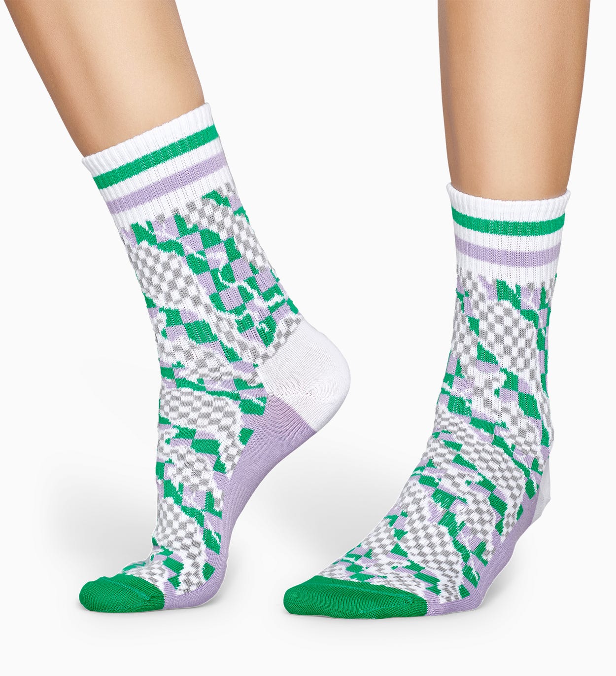 Lilafarbene Sportsocken: Workplace - ATHLETIC | Happy Socks