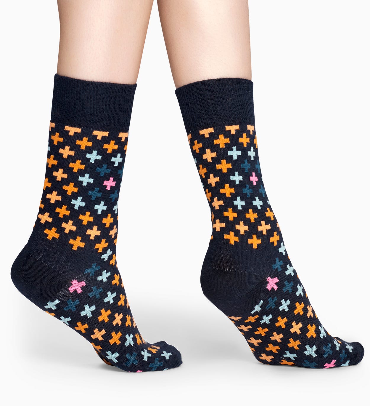 Dark Blue socks: Plus pattern | Happy Socks