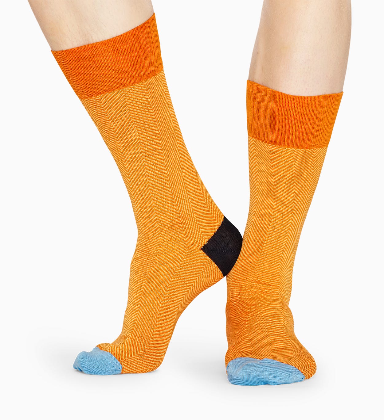Orange Anzugsocken: Herringbone - DRESSED | Happy Socks
