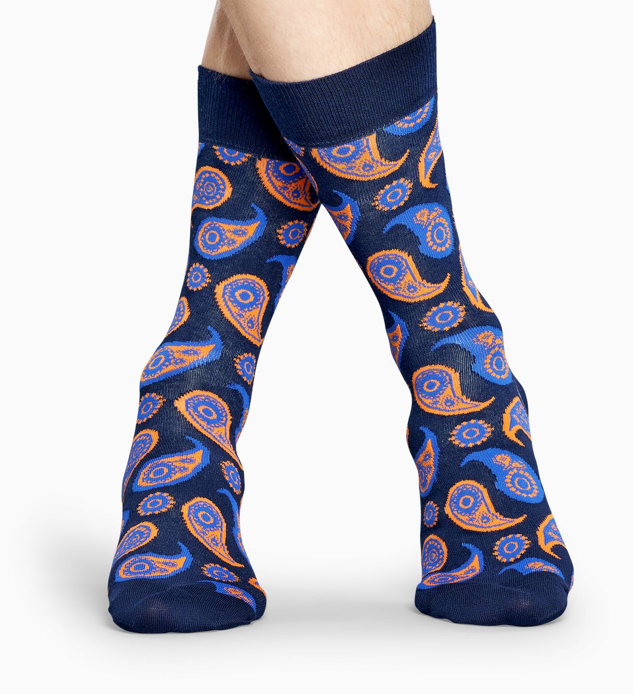Dunkelblaue Socken: Paisley | Happy Socks