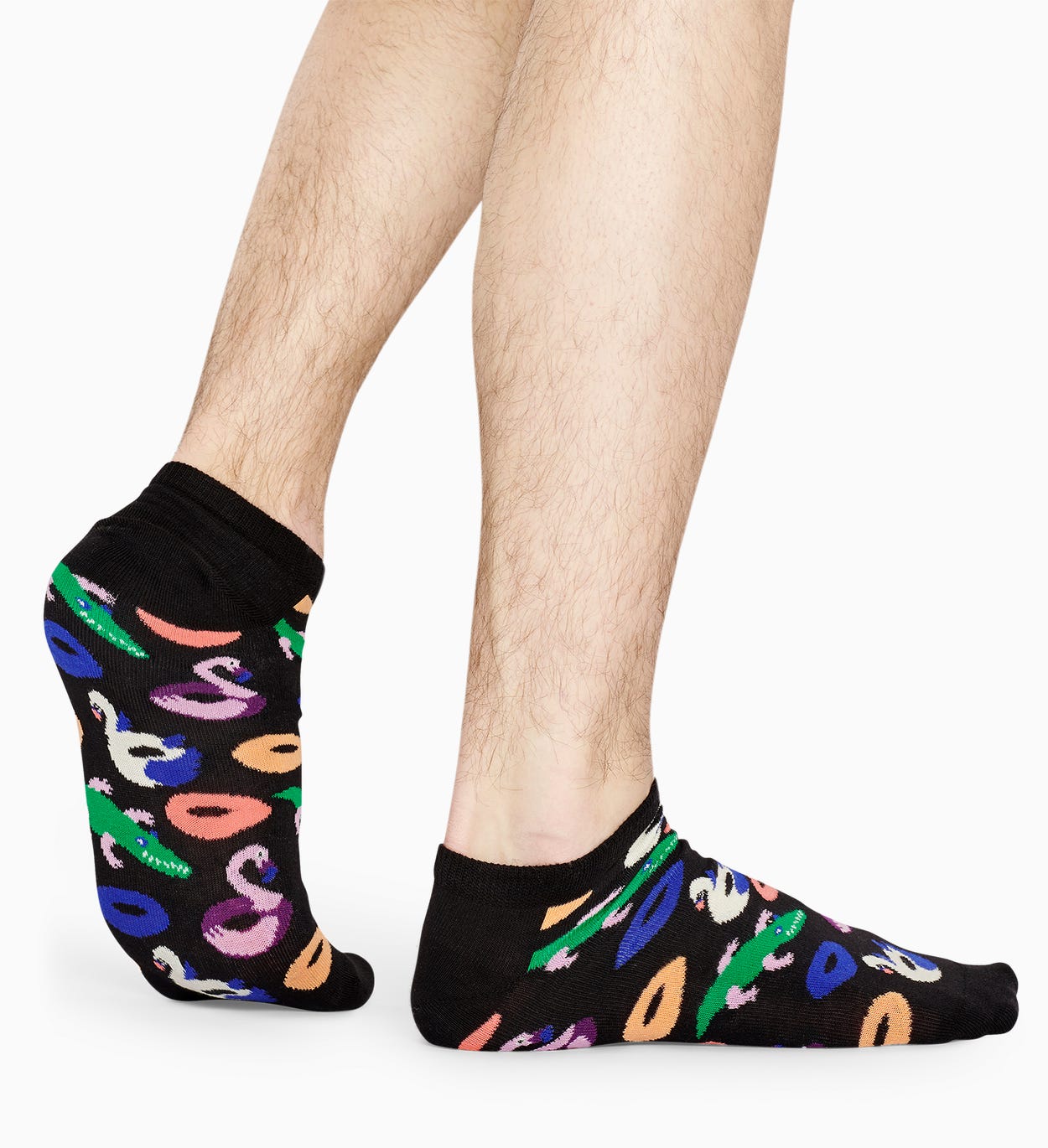 Navy low socks: Pool Party pattern | Happy Socks