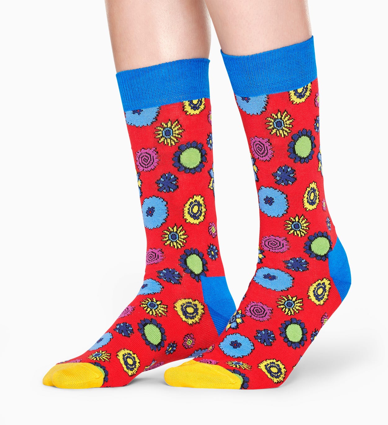 Exklusive The Beatles Socken: Flower Power I Happy Socks