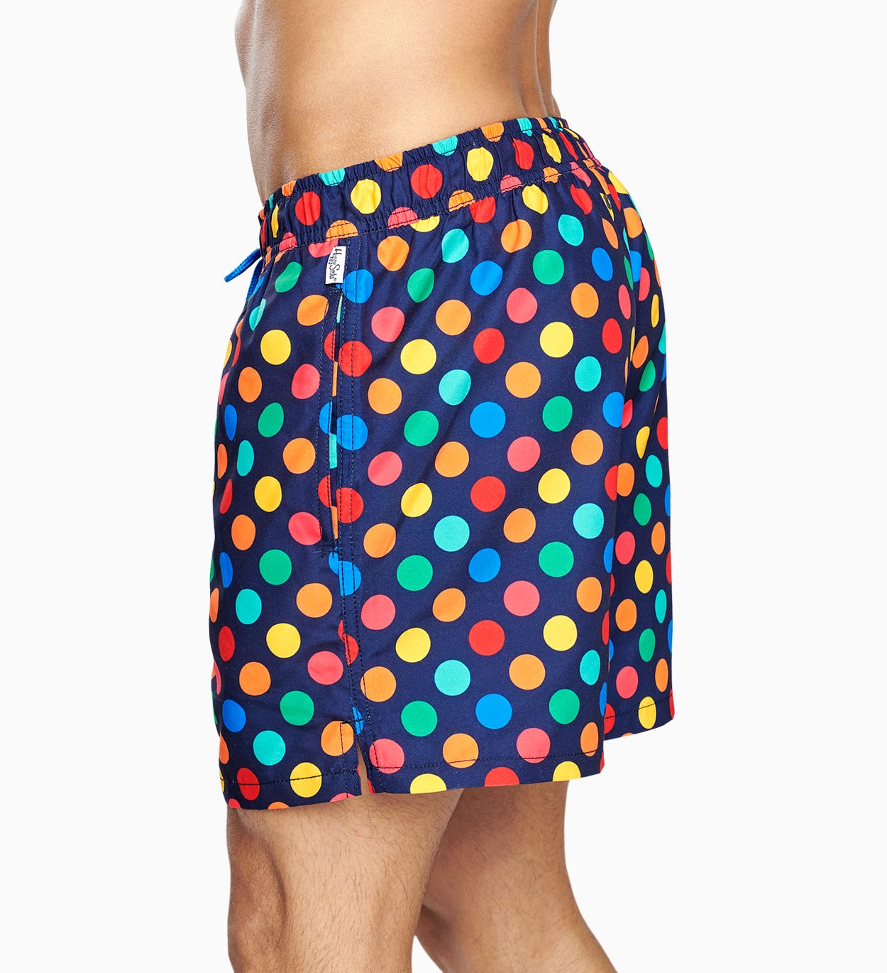 Farverige Big Dot badeshorts til mænd | Happy Socks