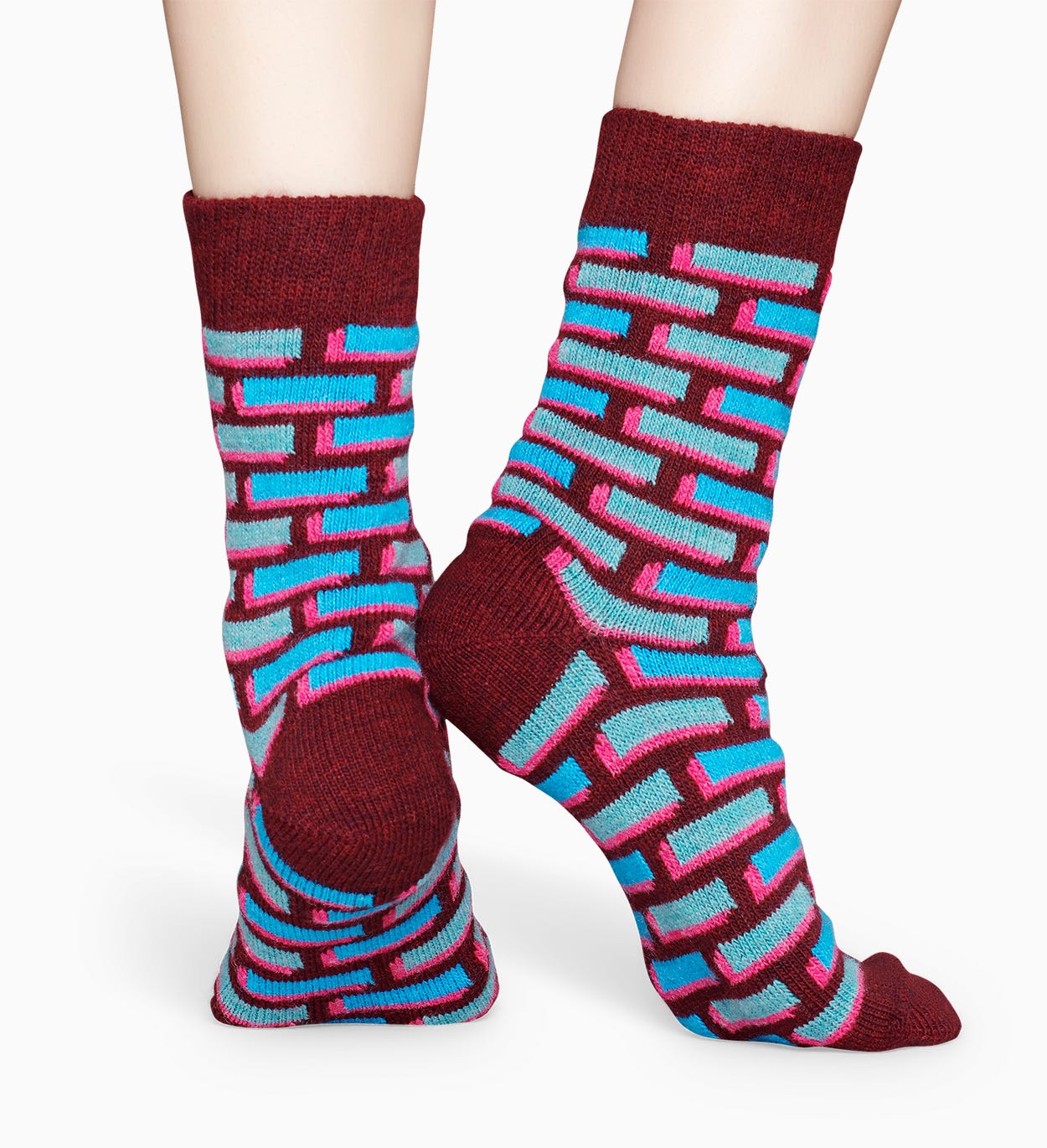 Blaue Wollsocken: Ziegel | Happy Socks