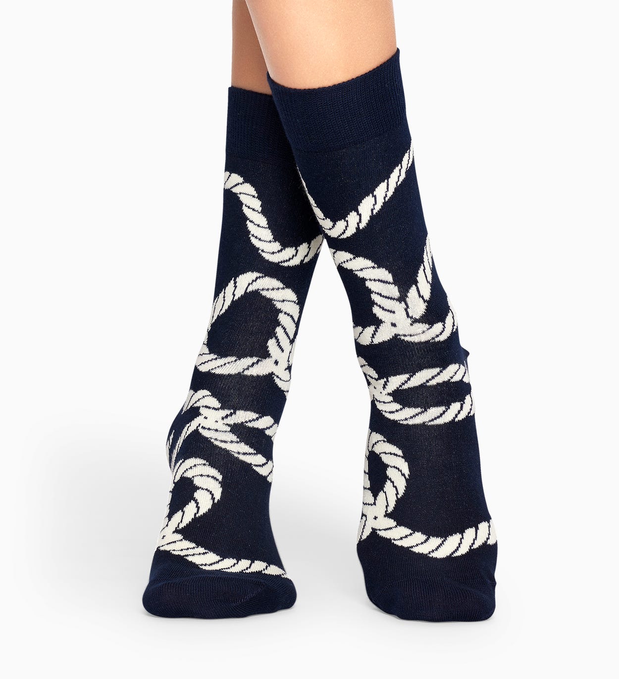 Blue socks: Rope pattern | Happy Socks