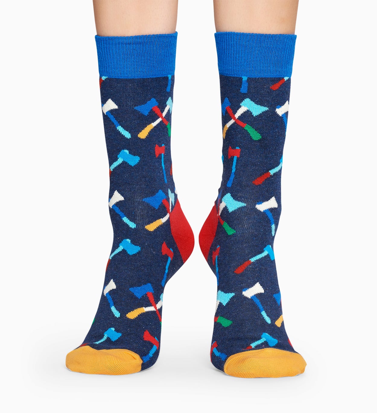 Blue socks: Axe pattern | Happy Socks