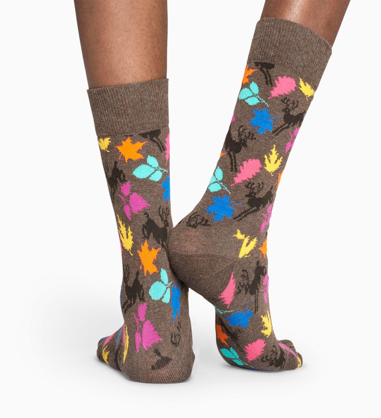 Brown socks: Deer pattern | Happy Socks