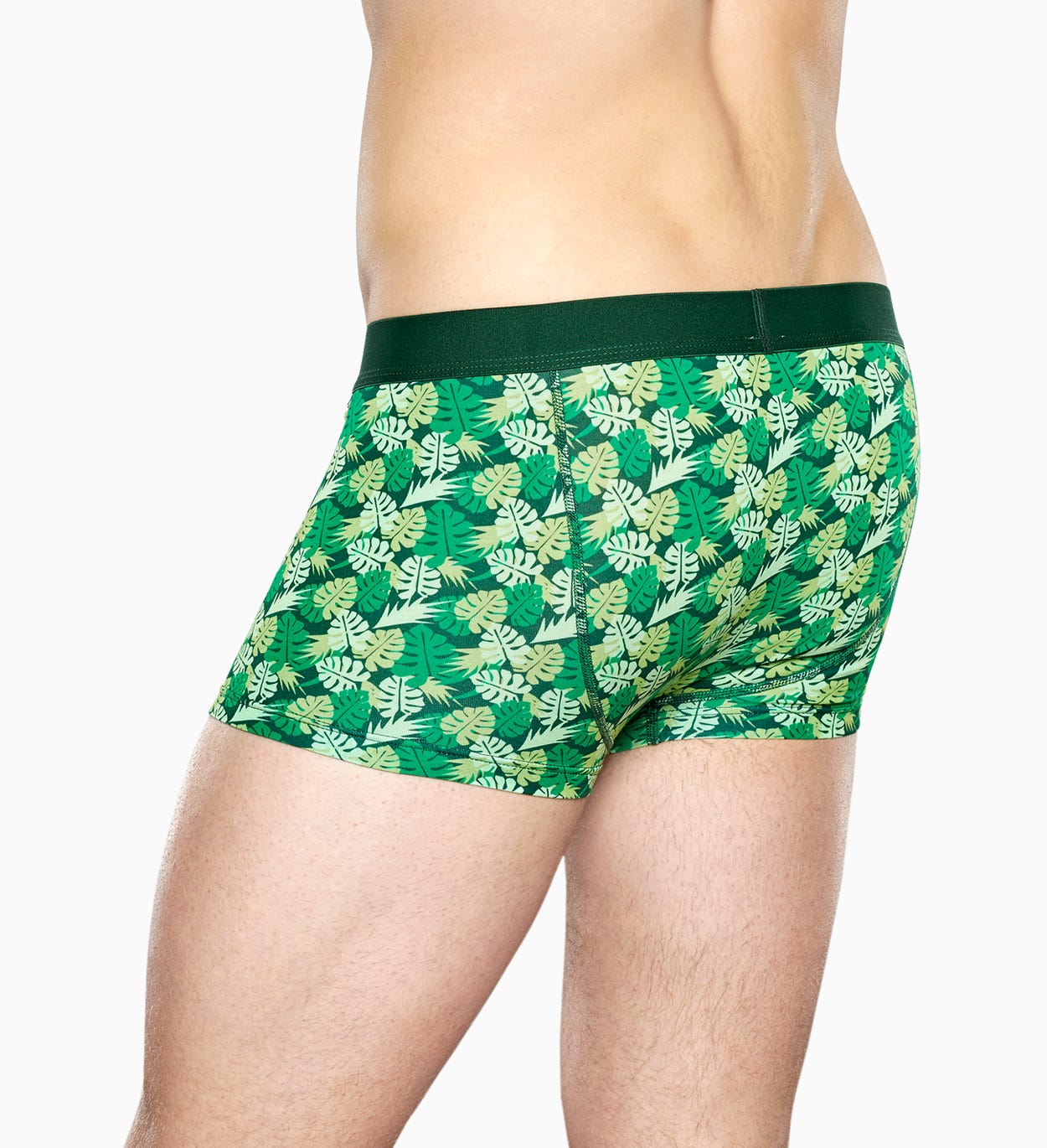Grüne Herrenunterwäsche: Blätter Trunk | Happy Socks