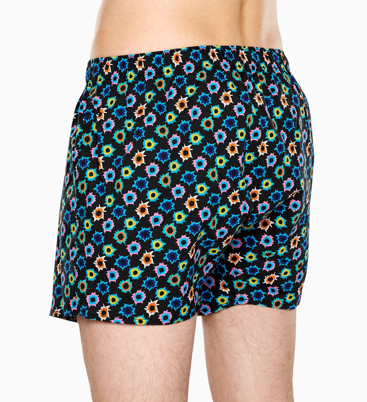 Schwarzer Boxer: Bang - Herrenunterwäsche | Happy Socks
