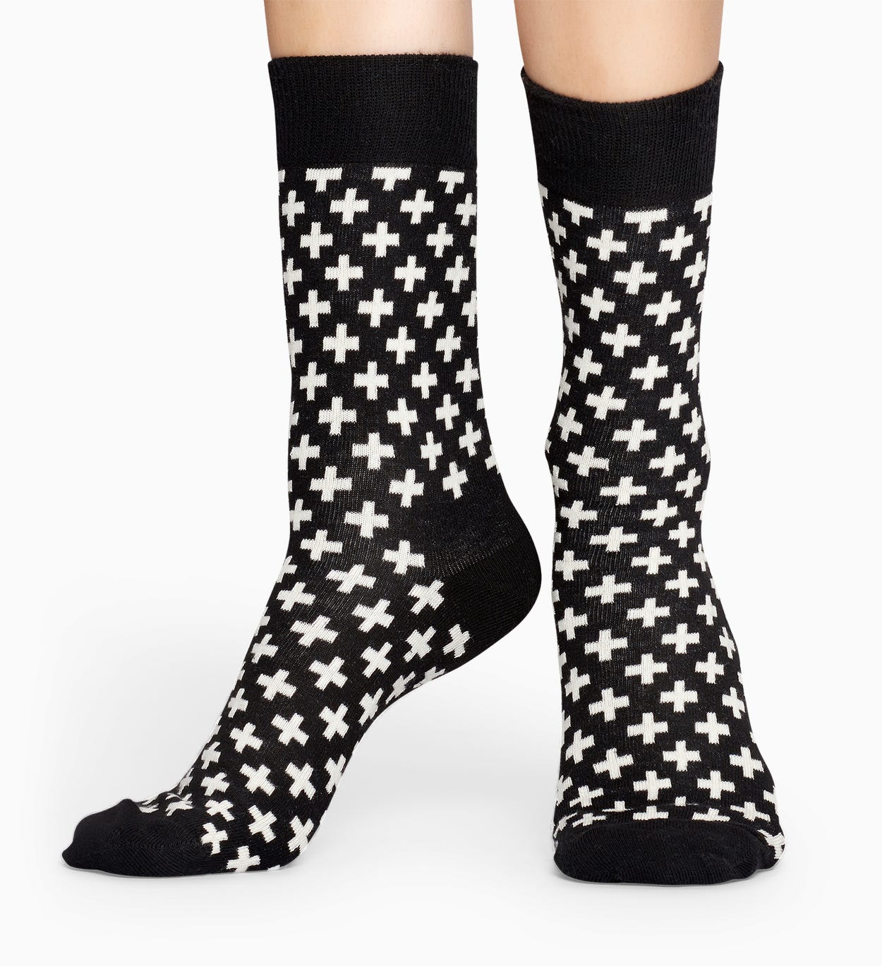 Black socks: Plus pattern | Happy Socks