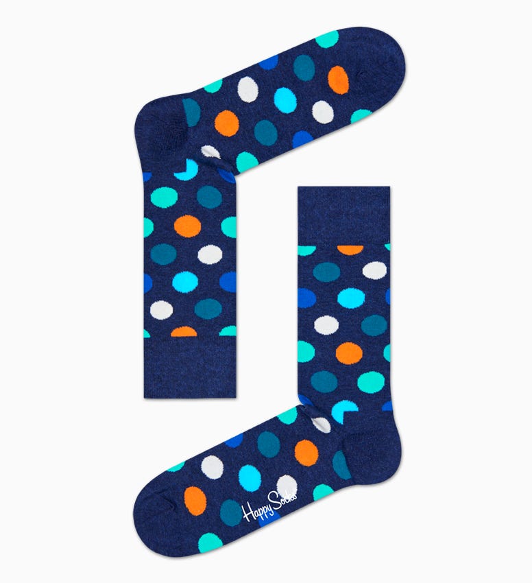 Klassische, gemischte Socken Geschenkbox | Happy Socks
