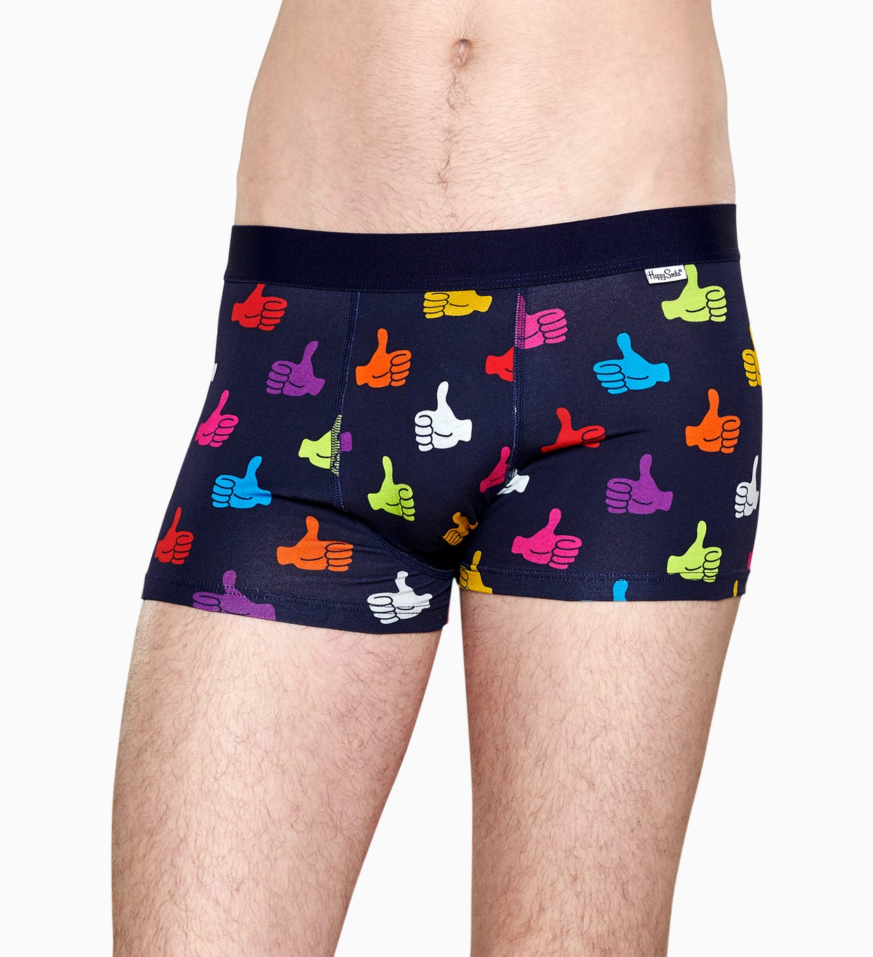 Herrenunterwäsche: Thumbs Up Trunk, Blau | Happy Socks