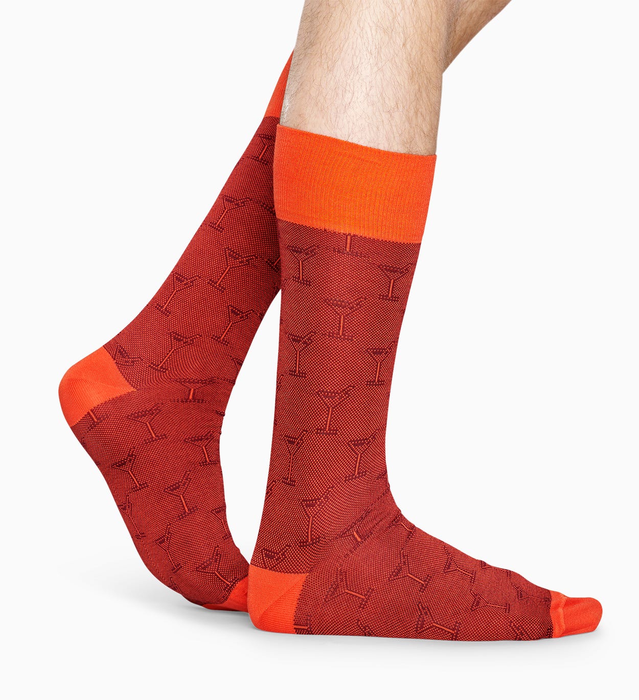 Orange Anzugsocken: Cocktail - Dressed | Happy Socks