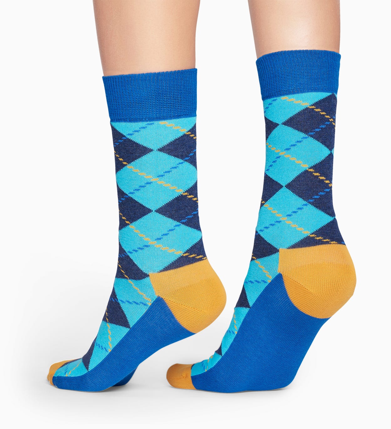 Blue socks: Argyle pattern | Happy Socks