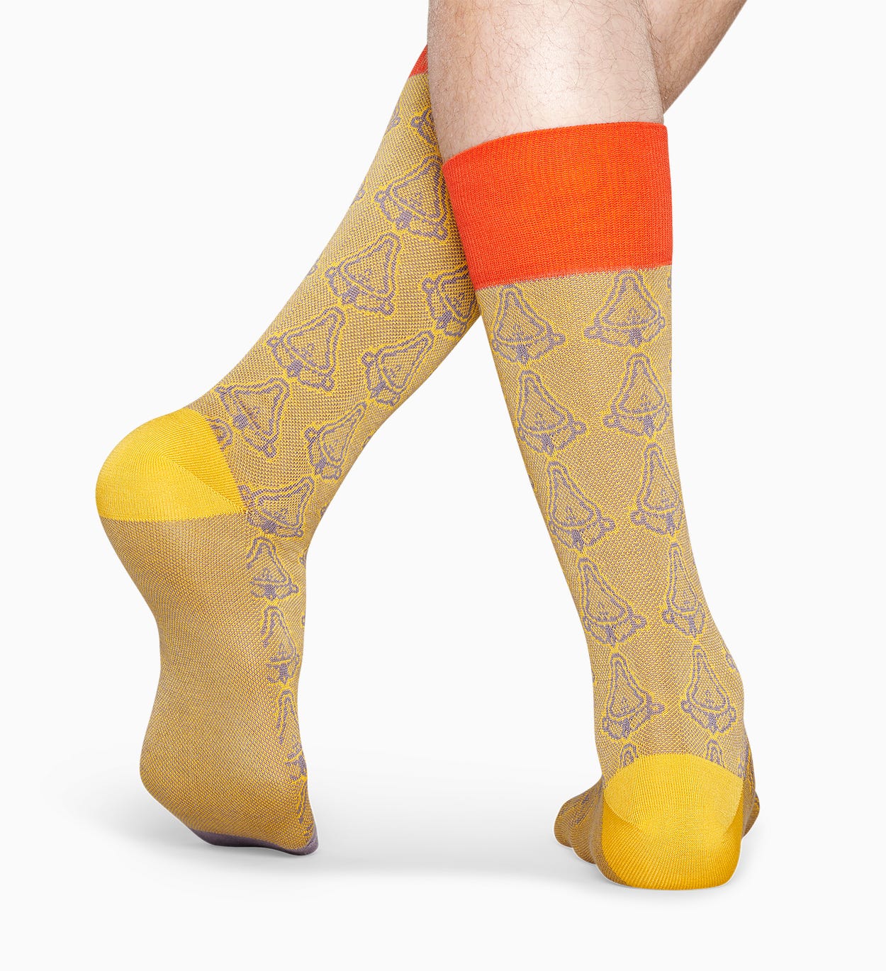 Gelb Anzugsocken: Kunst - Dressed | Happy Socks