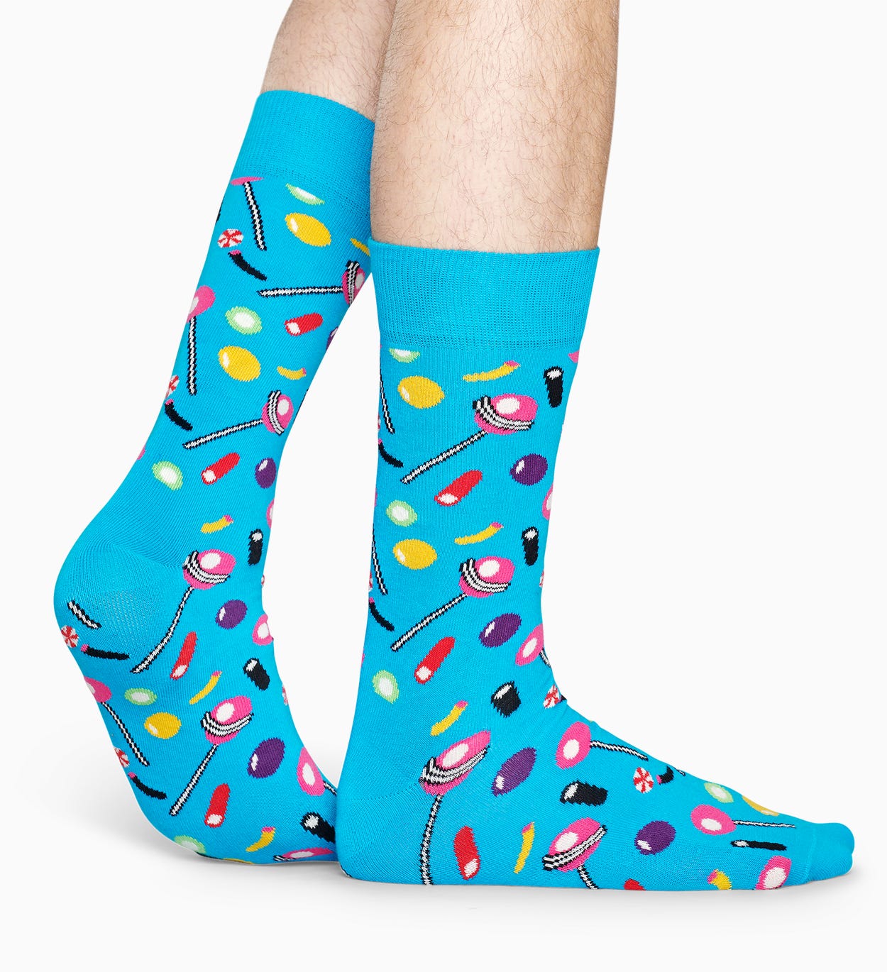 Gemusterte blaue Socken: Candy | Happy Socks