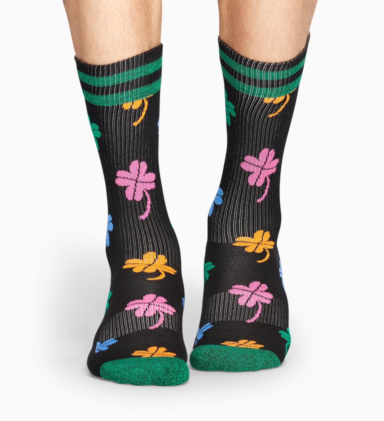 Black sport socks: Big Dot - ATHLETIC | Happy Socks
