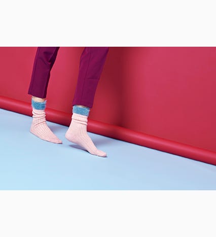 Pinke mittelhohe Socken: Judit | Hysteria by Happy Socks